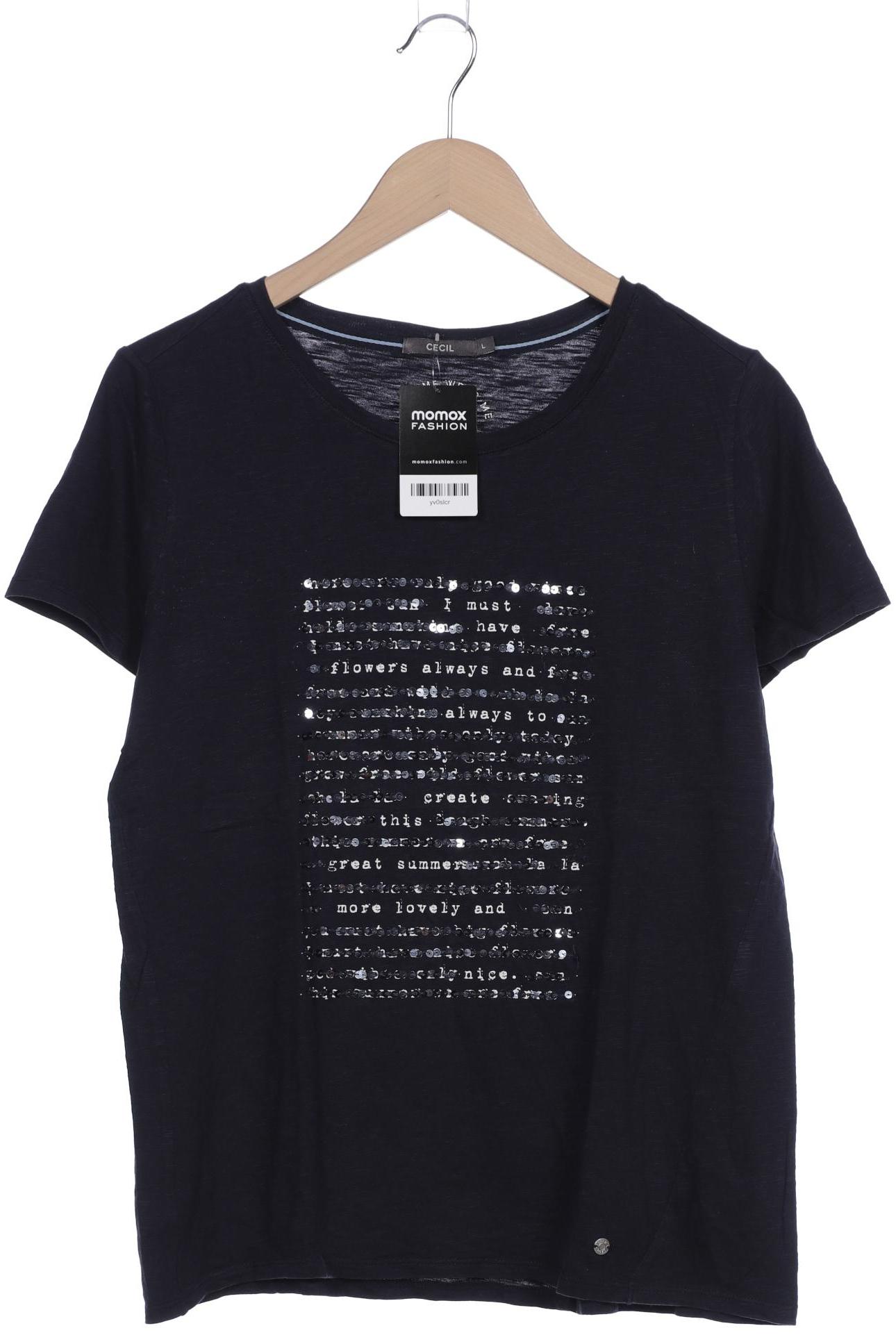 

Cecil Damen T-Shirt, marineblau, Gr. 42