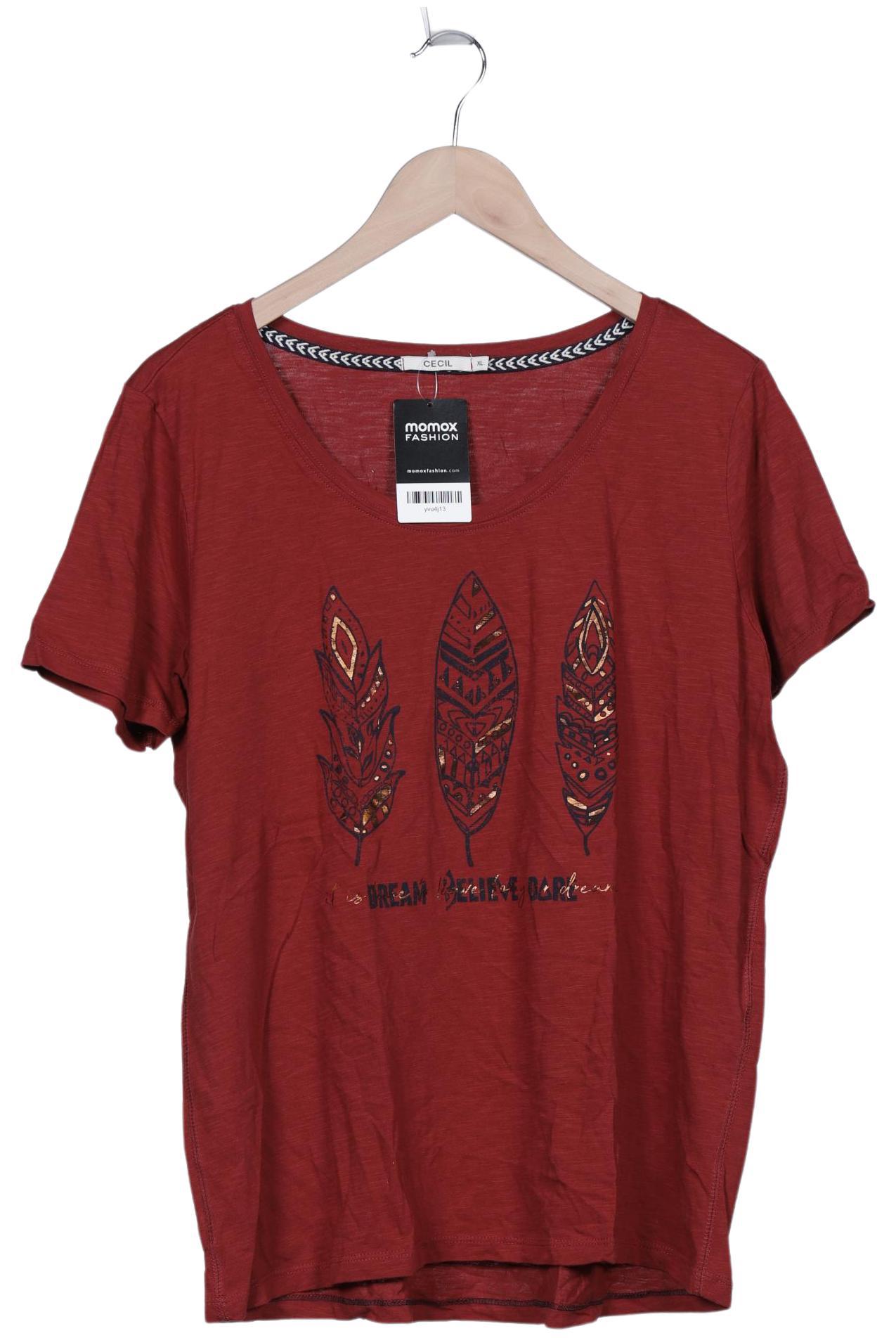 

Cecil Damen T-Shirt, bordeaux, Gr. 44