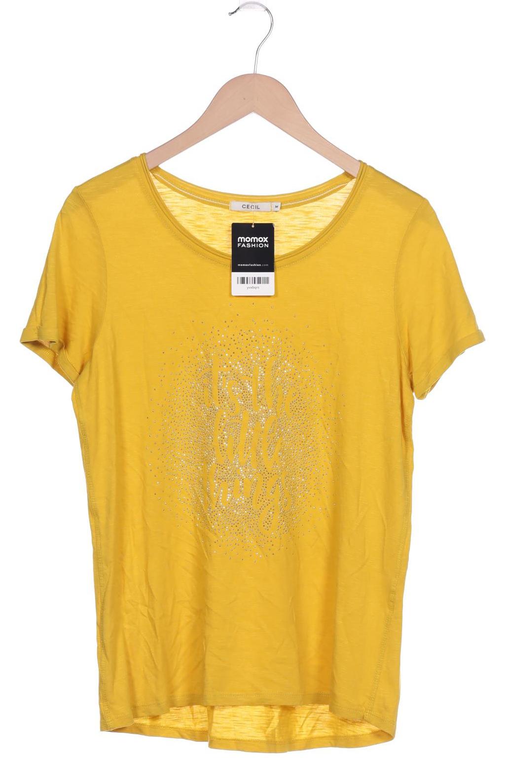 

Cecil Damen T-Shirt, gelb, Gr. 38