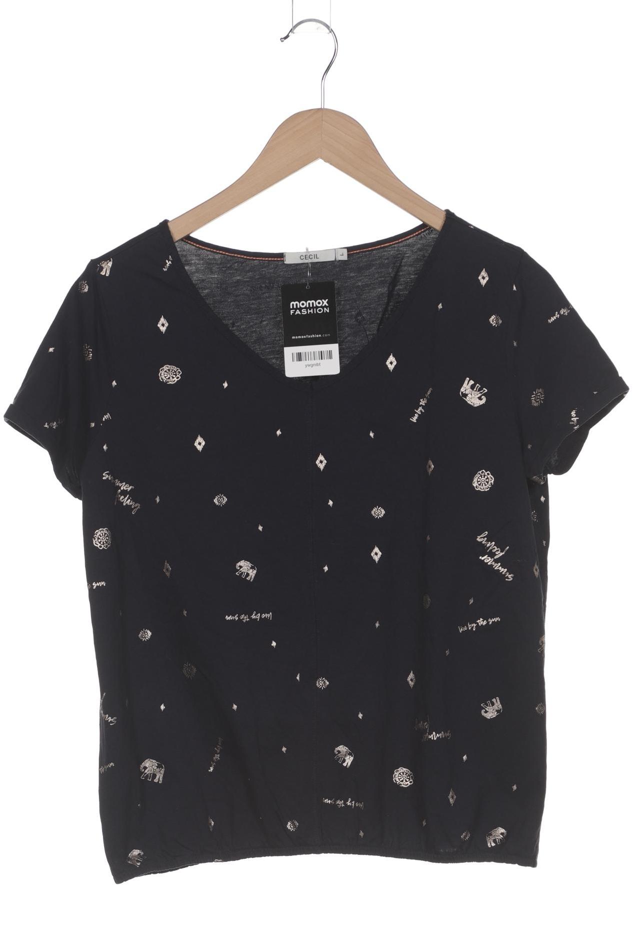 

Cecil Damen T-Shirt, marineblau, Gr. 42