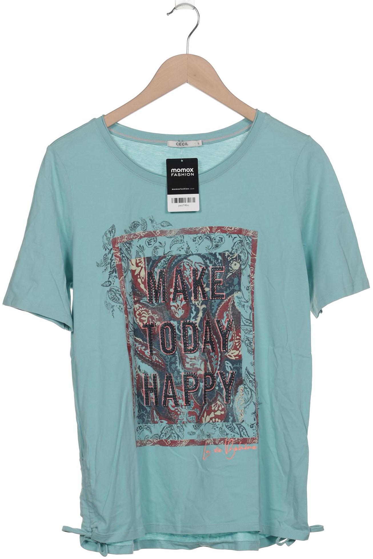 

Cecil Damen T-Shirt, blau, Gr. 42