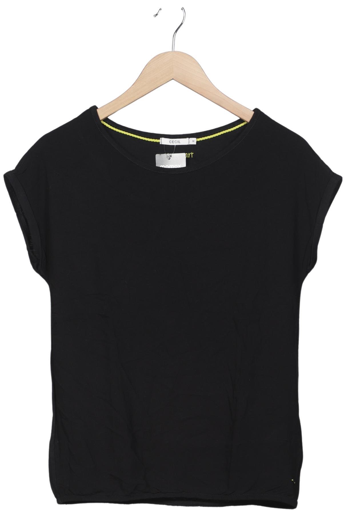 

Cecil Damen T-Shirt, schwarz, Gr. 38