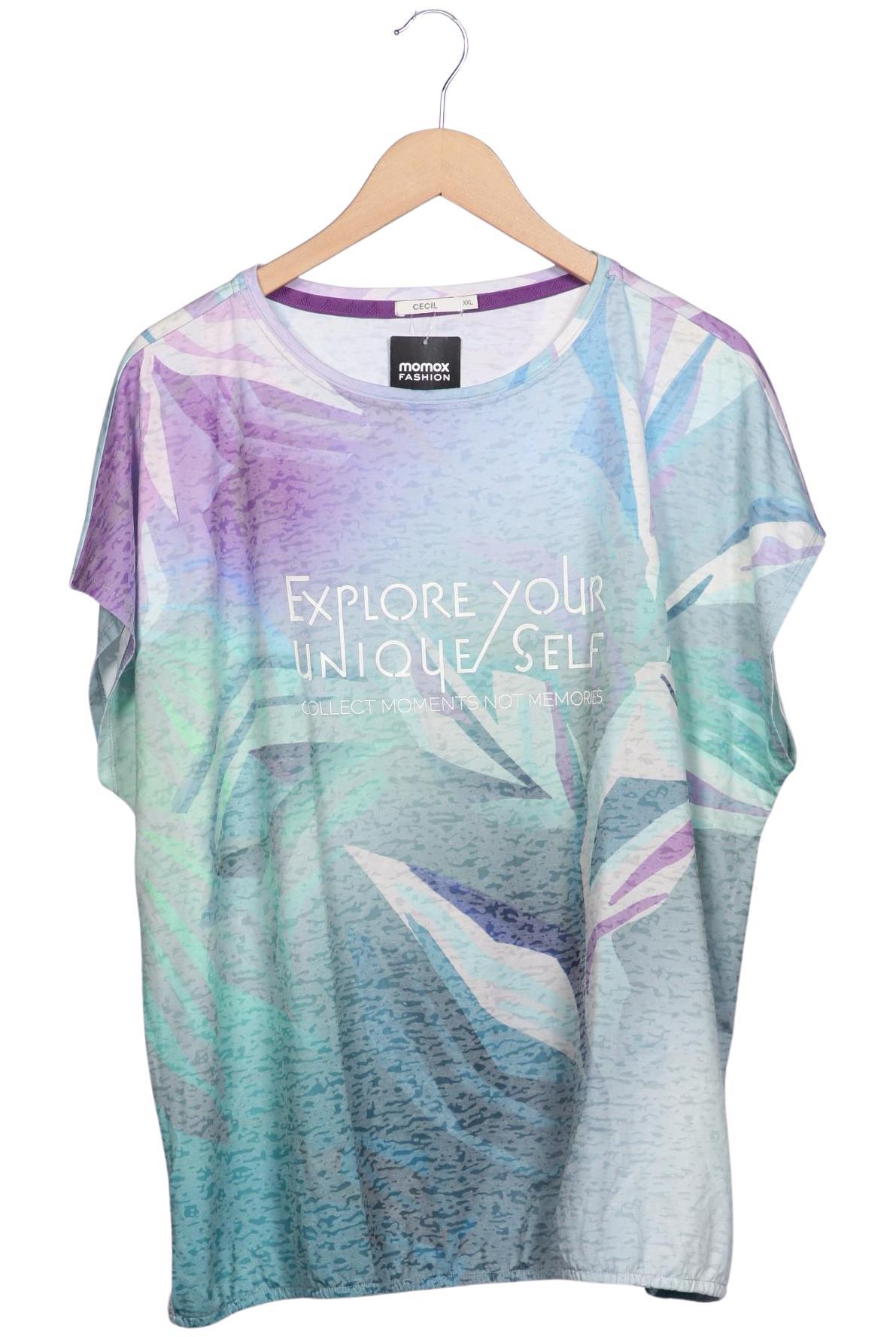 

Cecil Damen T-Shirt, mehrfarbig, Gr. 46