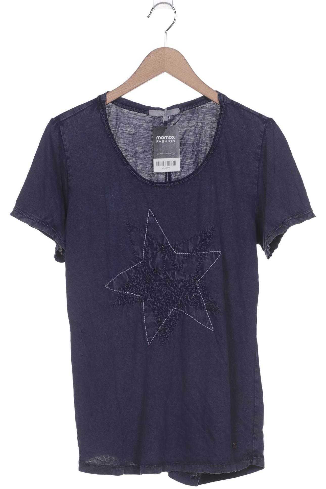 

Cecil Damen T-Shirt, blau, Gr. 42