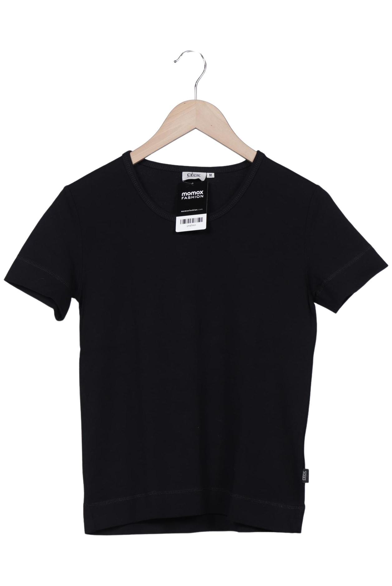 

Cecil Damen T-Shirt, schwarz, Gr. 38