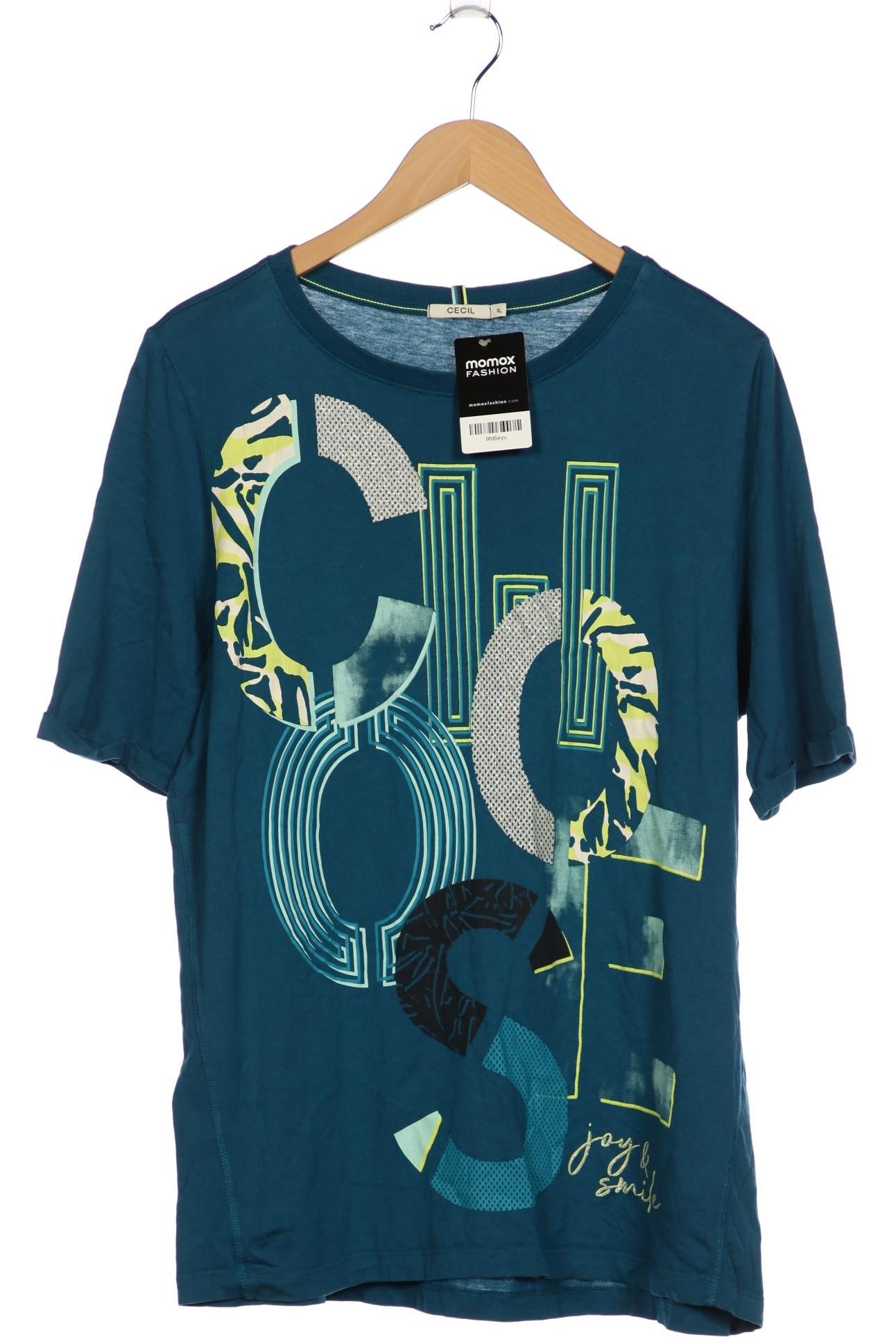 

Cecil Damen T-Shirt, türkis, Gr. 44