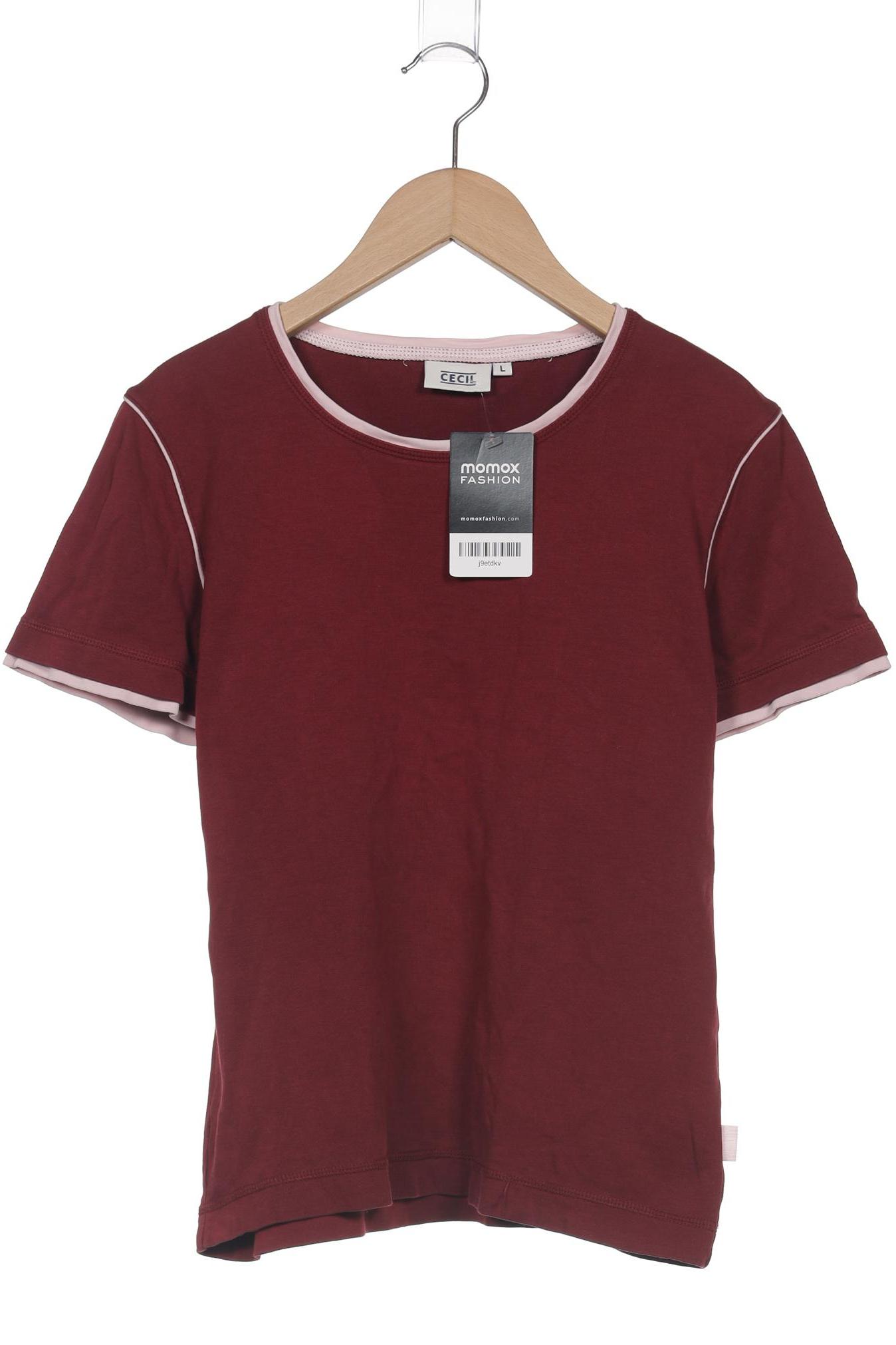 

Cecil Damen T-Shirt, bordeaux, Gr. 42