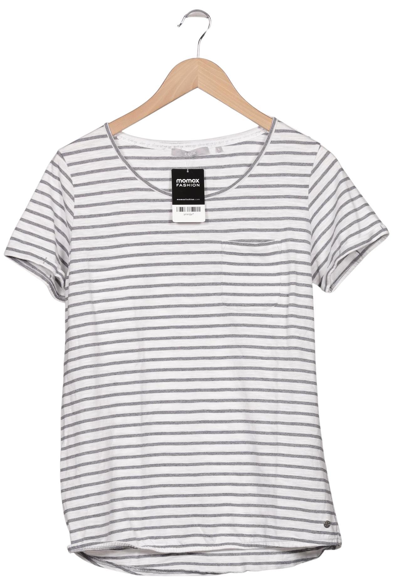 

Cecil Damen T-Shirt, weiß, Gr. 42