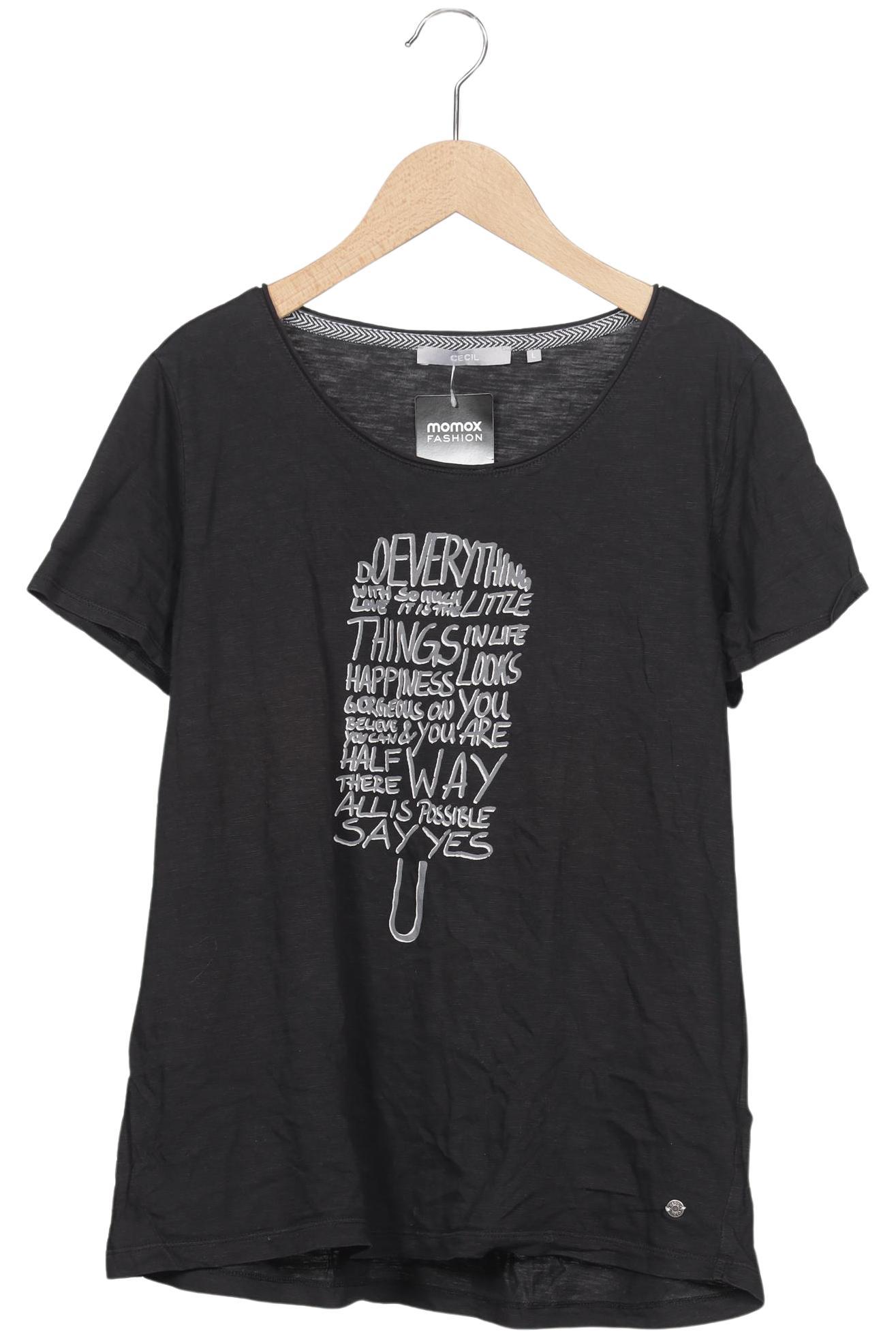 

Cecil Damen T-Shirt, schwarz, Gr. 42