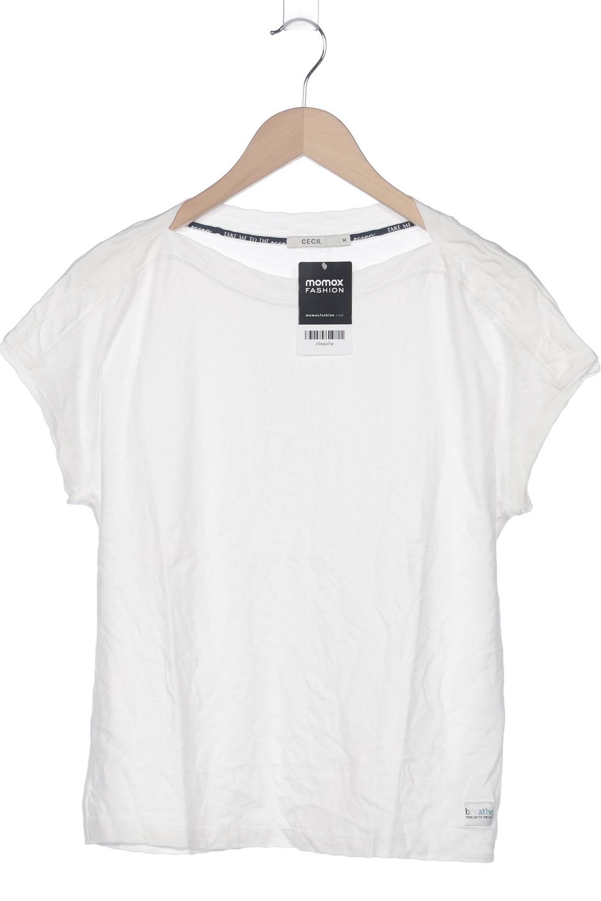 

Cecil Damen T-Shirt, weiß, Gr. 38