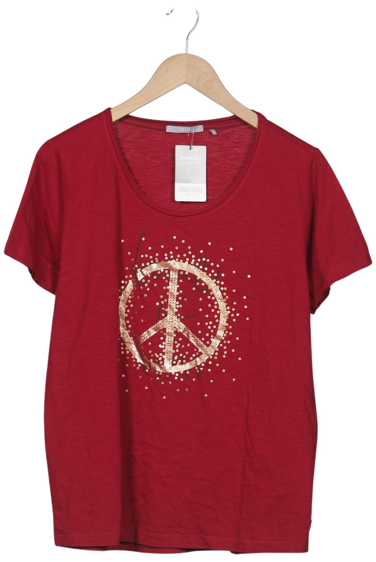 

Cecil Damen T-Shirt, bordeaux, Gr. 44