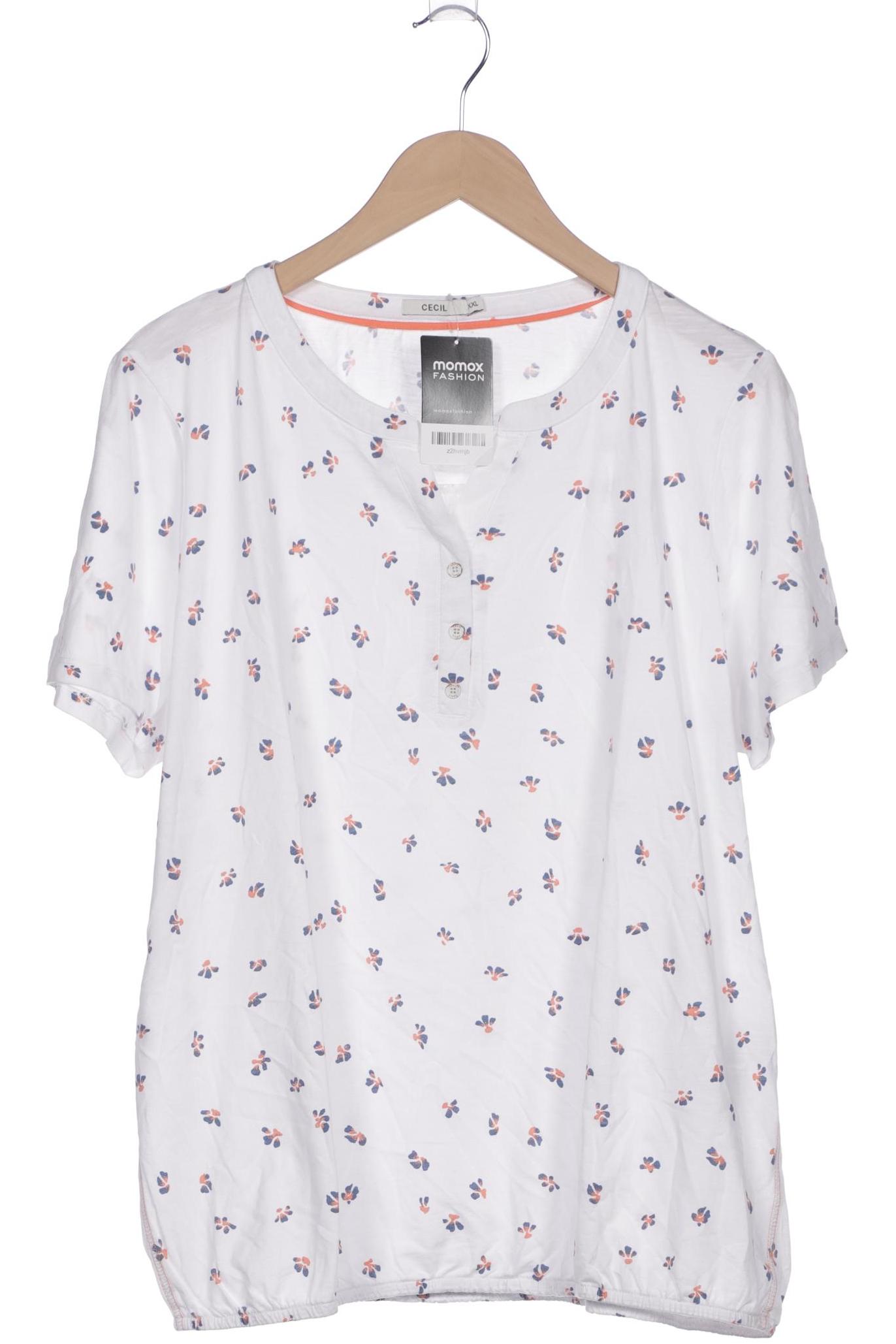 

Cecil Damen T-Shirt, weiß, Gr. 46