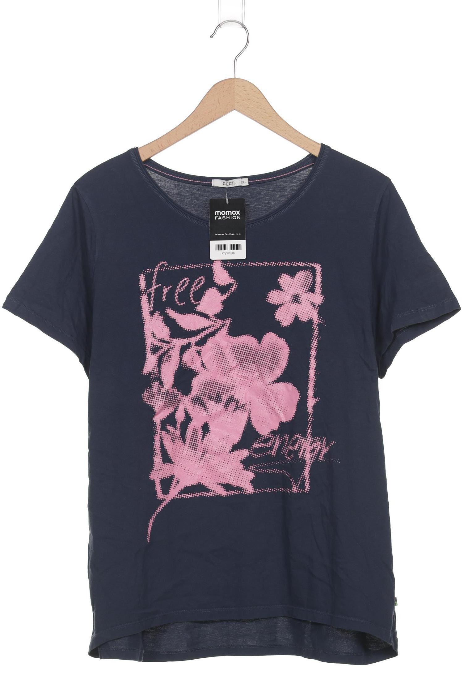 

Cecil Damen T-Shirt, marineblau, Gr. 46
