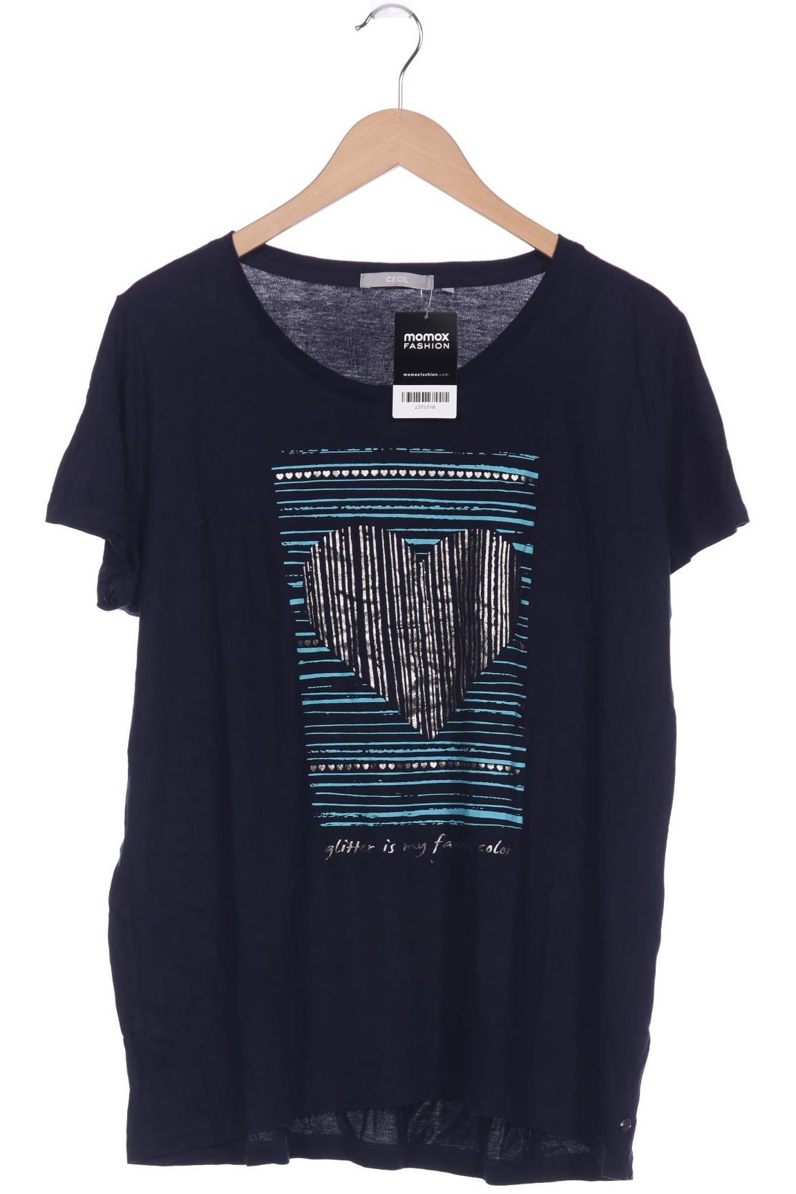 

Cecil Damen T-Shirt, marineblau, Gr. 46