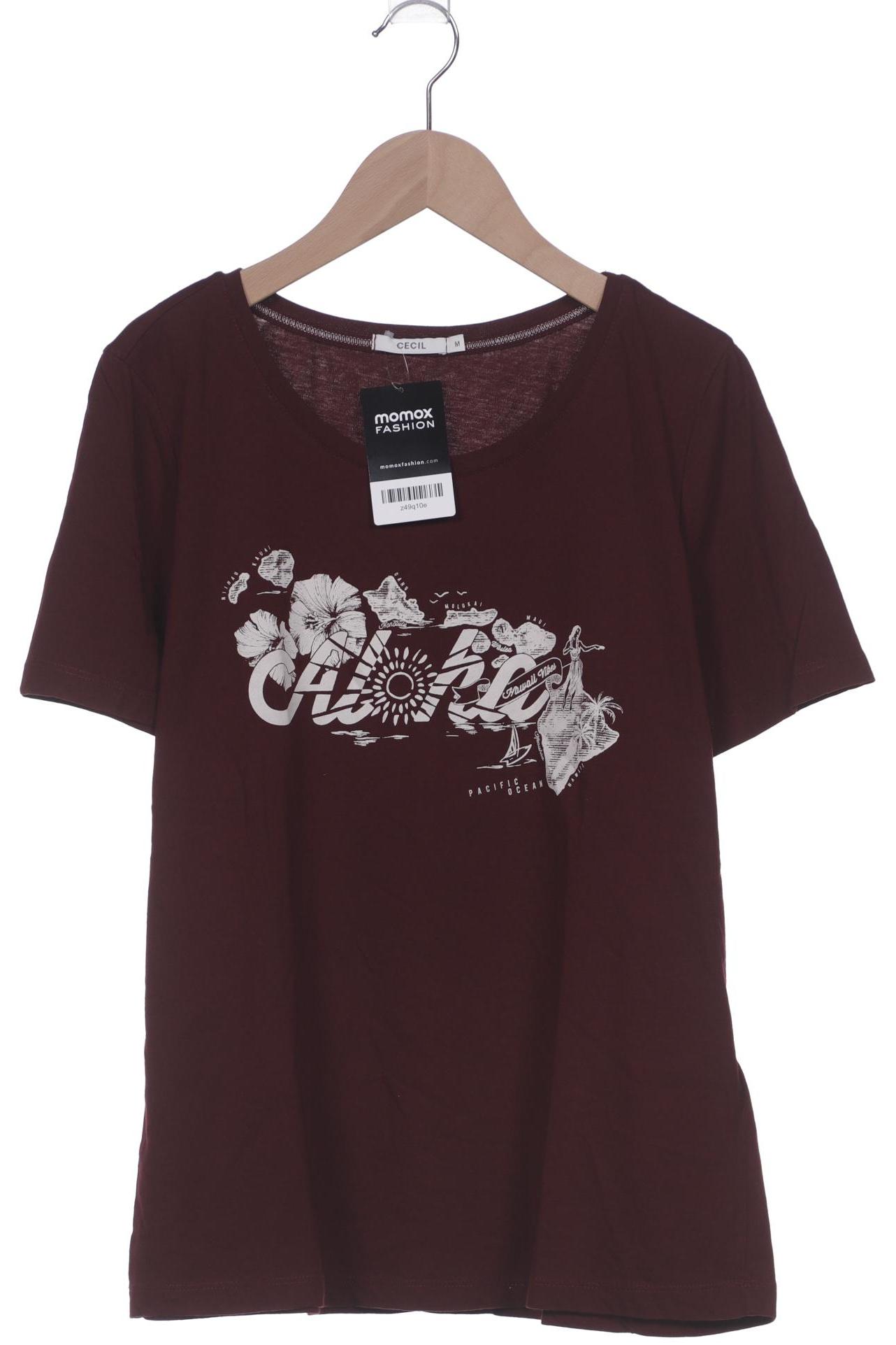 

Cecil Damen T-Shirt, bordeaux, Gr. 38