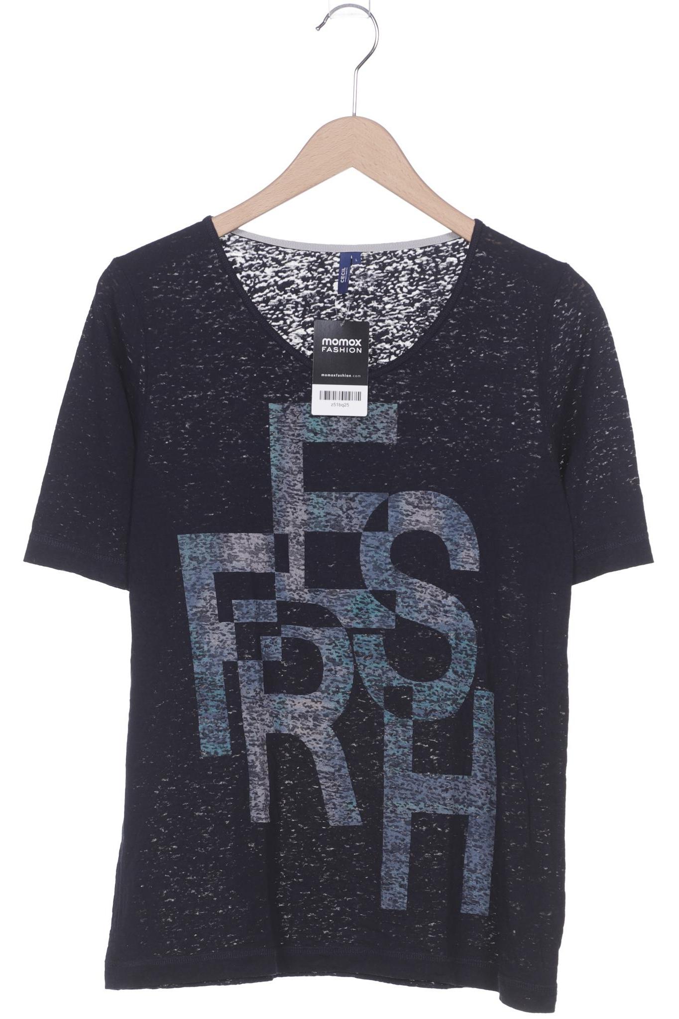 

Cecil Damen T-Shirt, marineblau, Gr. 42
