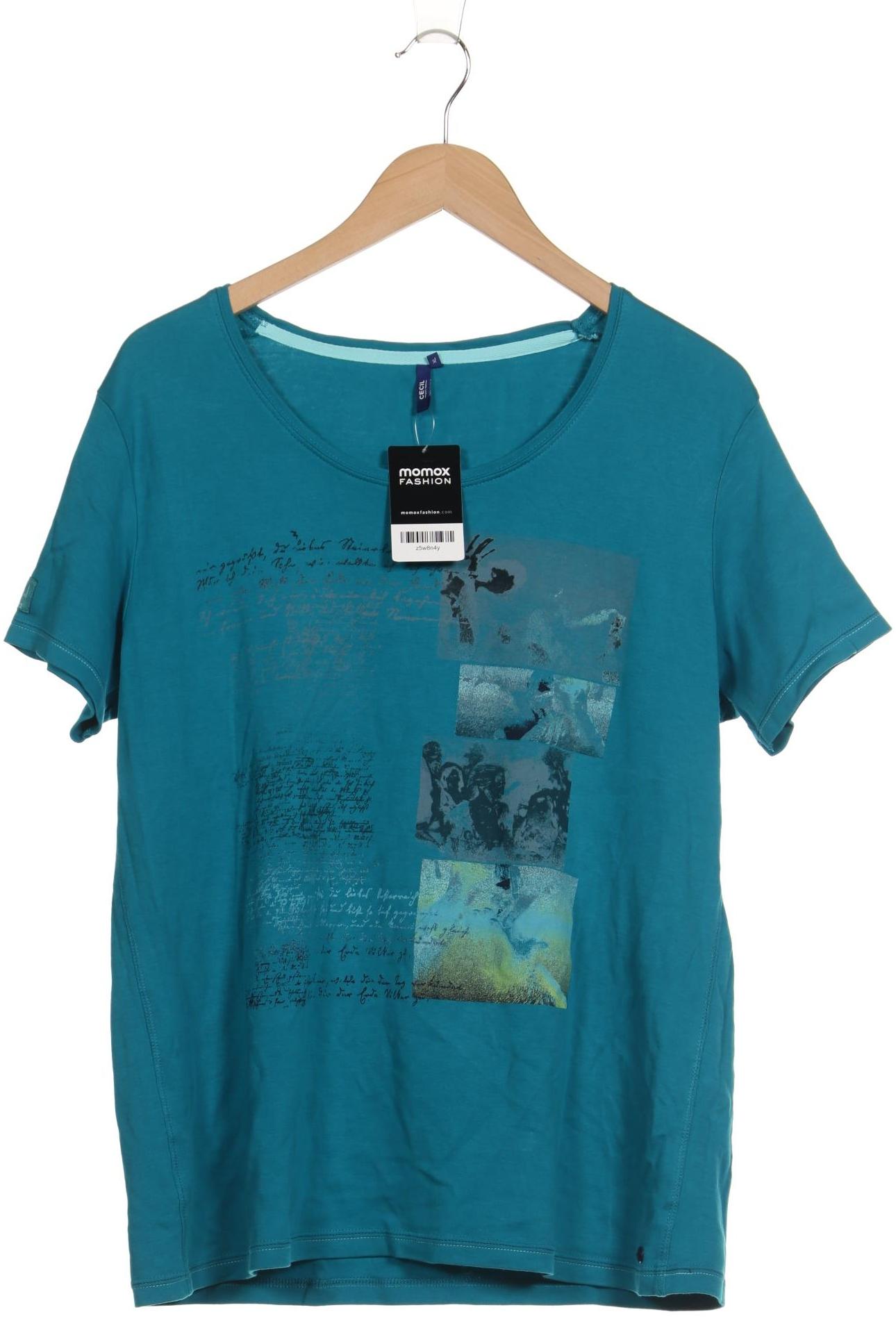 

Cecil Damen T-Shirt, türkis, Gr. 44