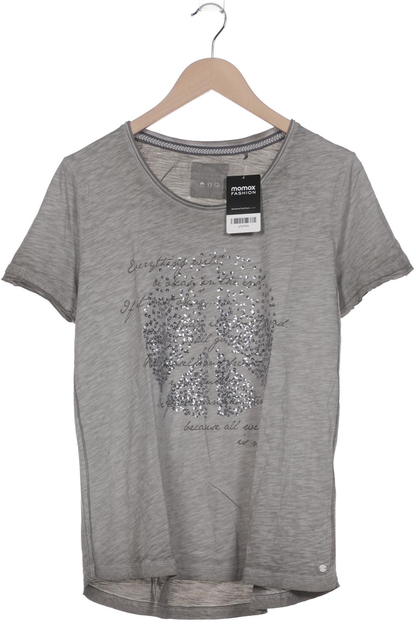 

Cecil Damen T-Shirt, grau, Gr. 42