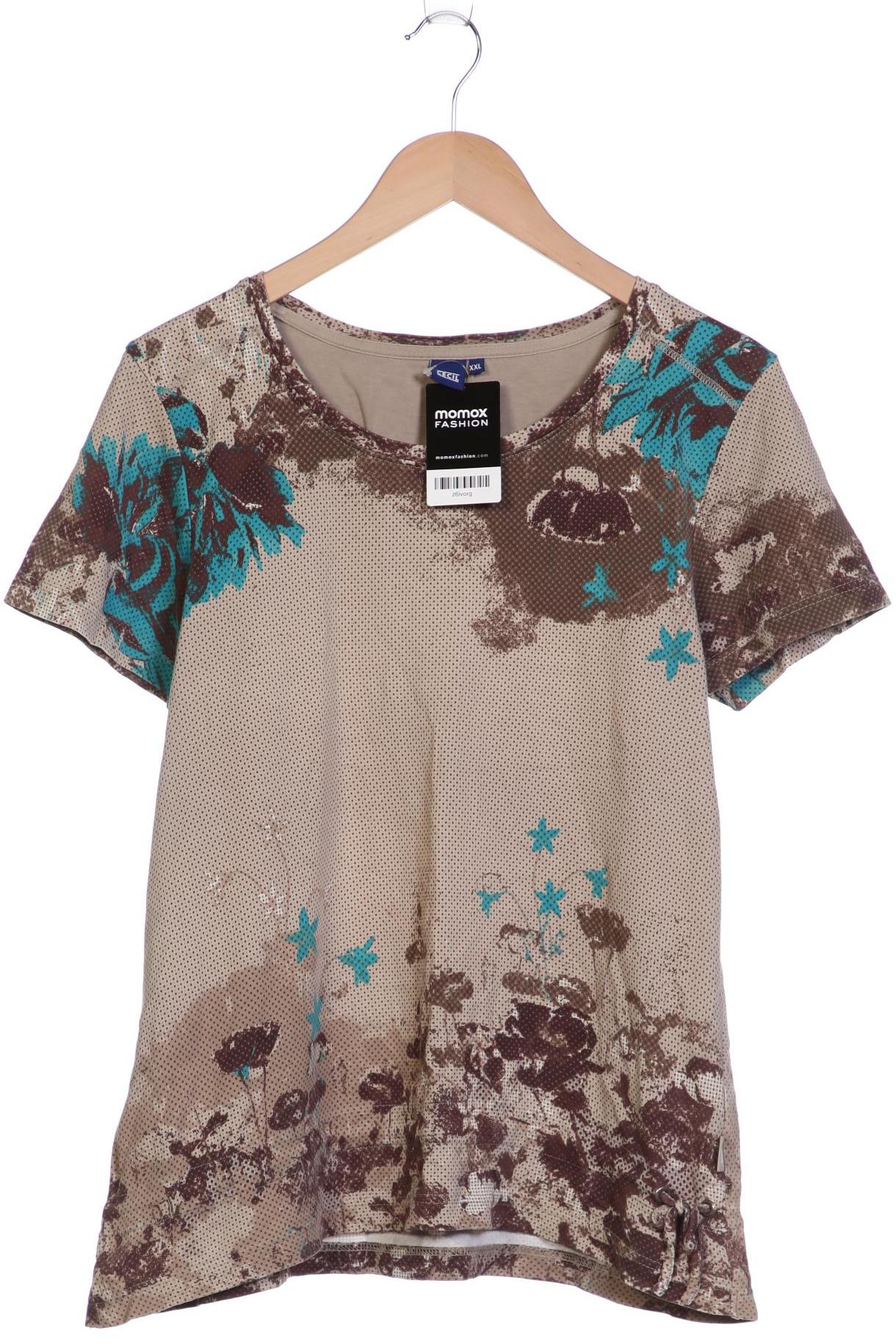 

CECIL Damen T-Shirt, braun