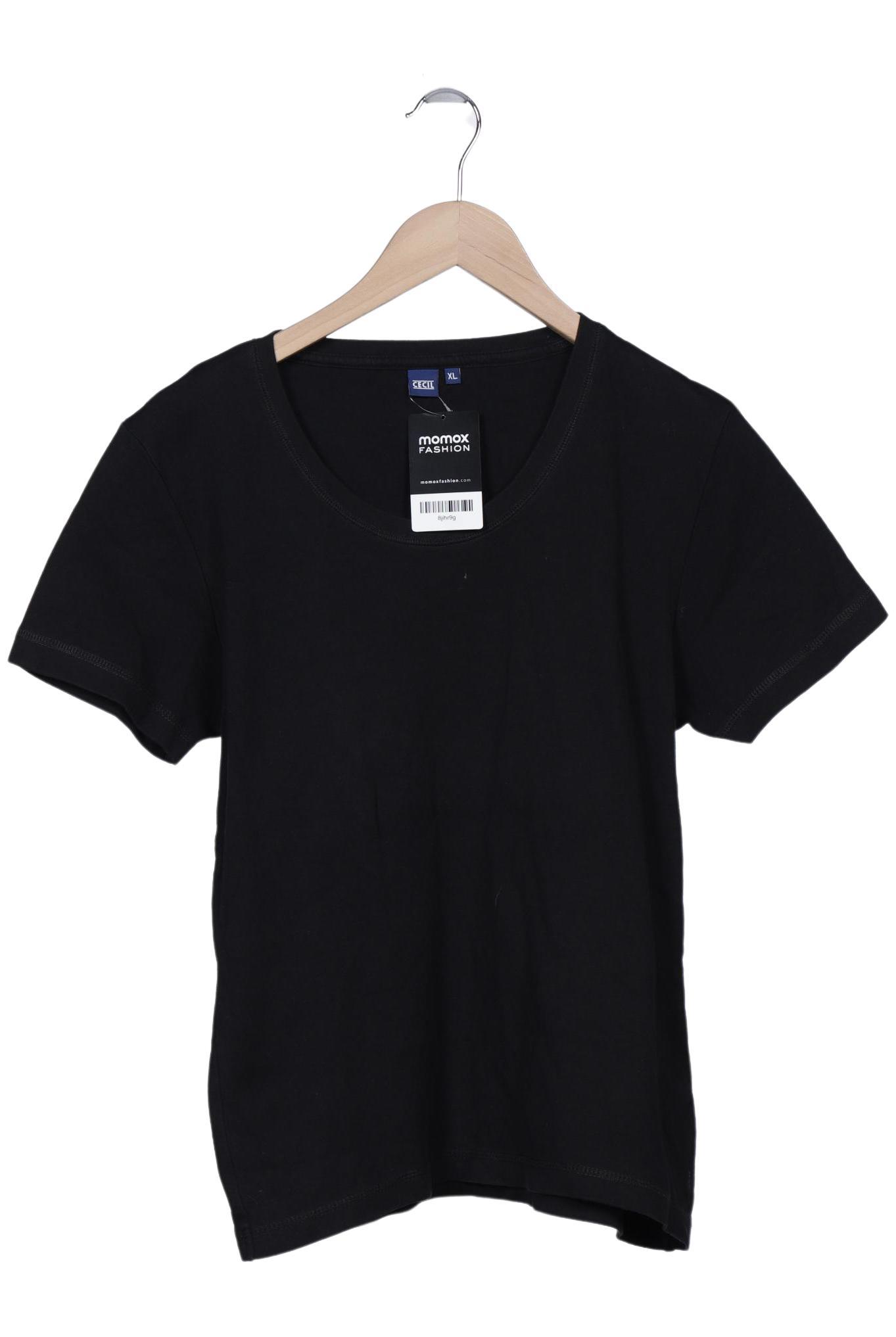 

Cecil Damen T-Shirt, schwarz, Gr. 44