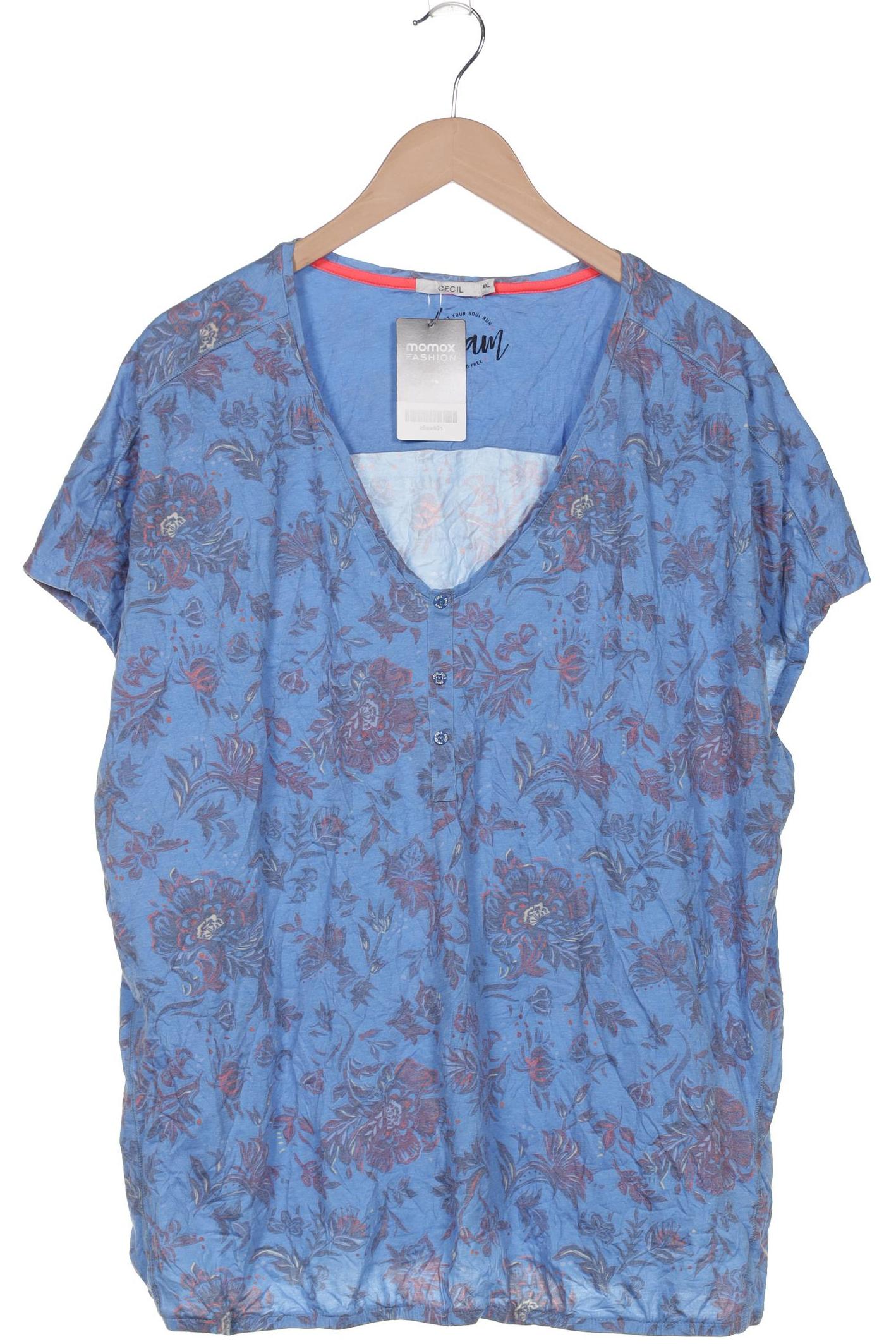 

Cecil Damen T-Shirt, blau, Gr. 46