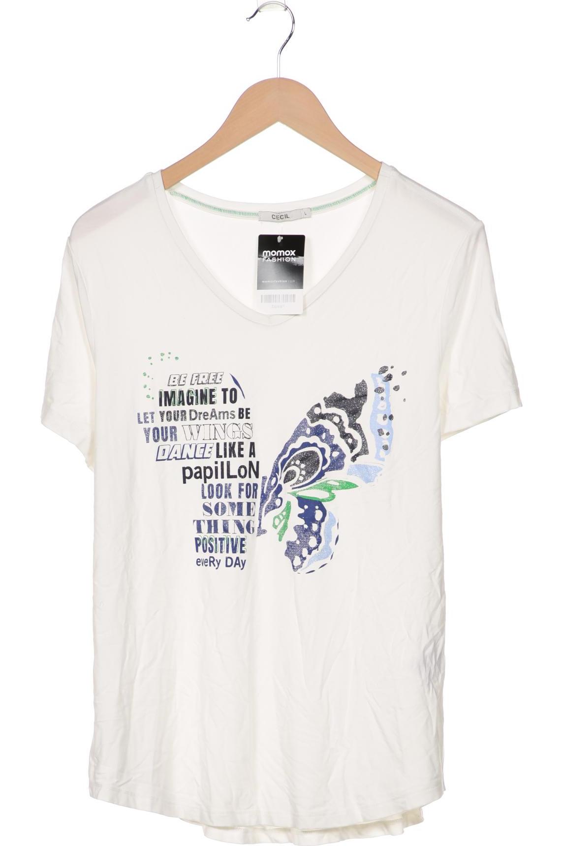 

CECIL Damen T-Shirt, weiß