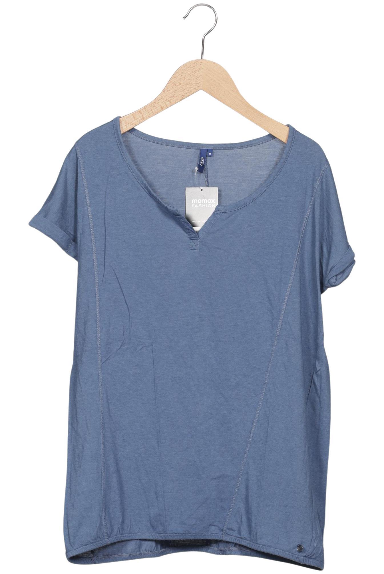 

Cecil Damen T-Shirt, blau, Gr. 38
