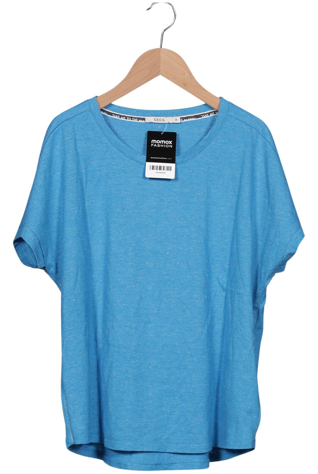 

Cecil Damen T-Shirt, blau, Gr. 38