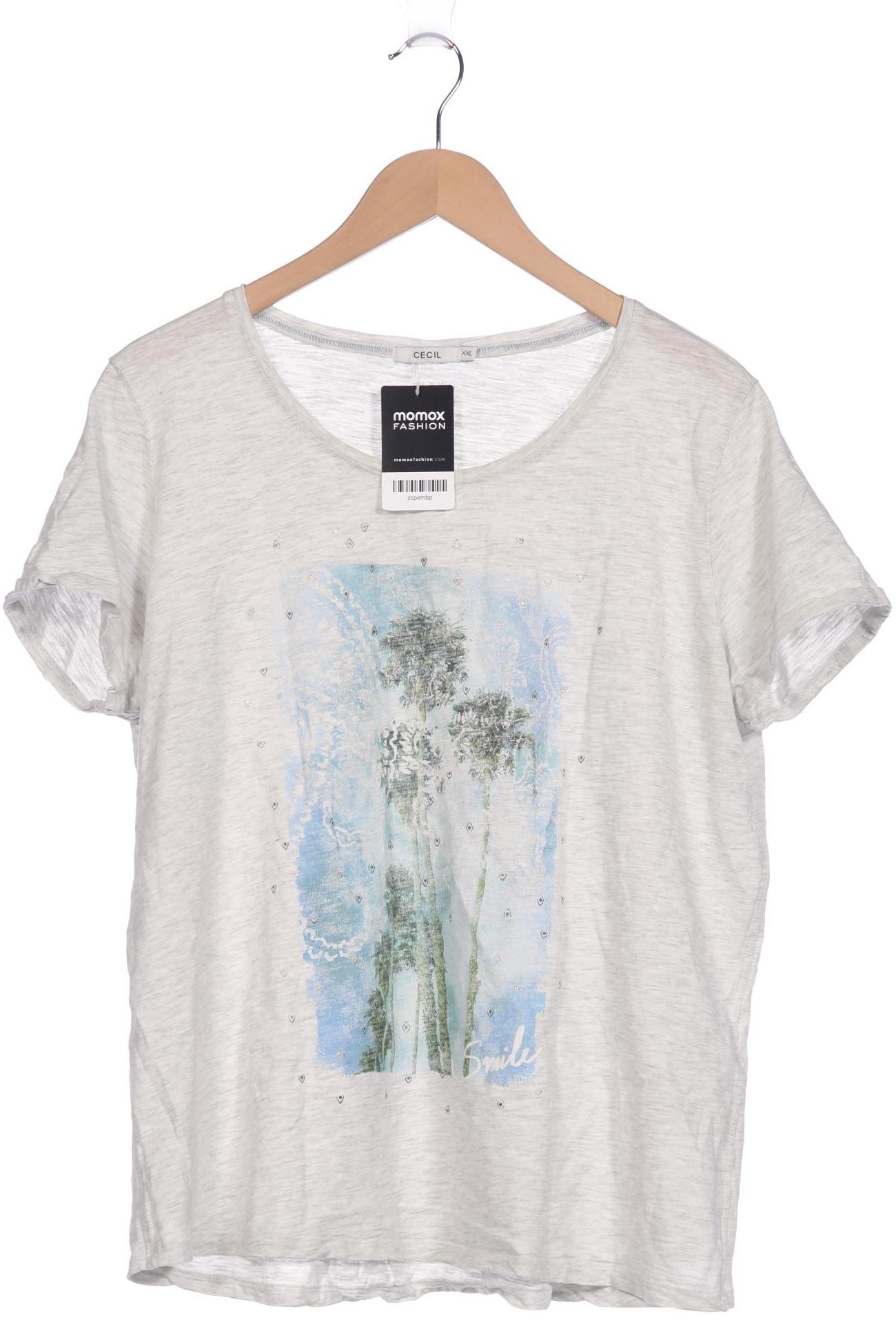 Thumbnail - Cecil Damen T-Shirt, grau, Gr. 46