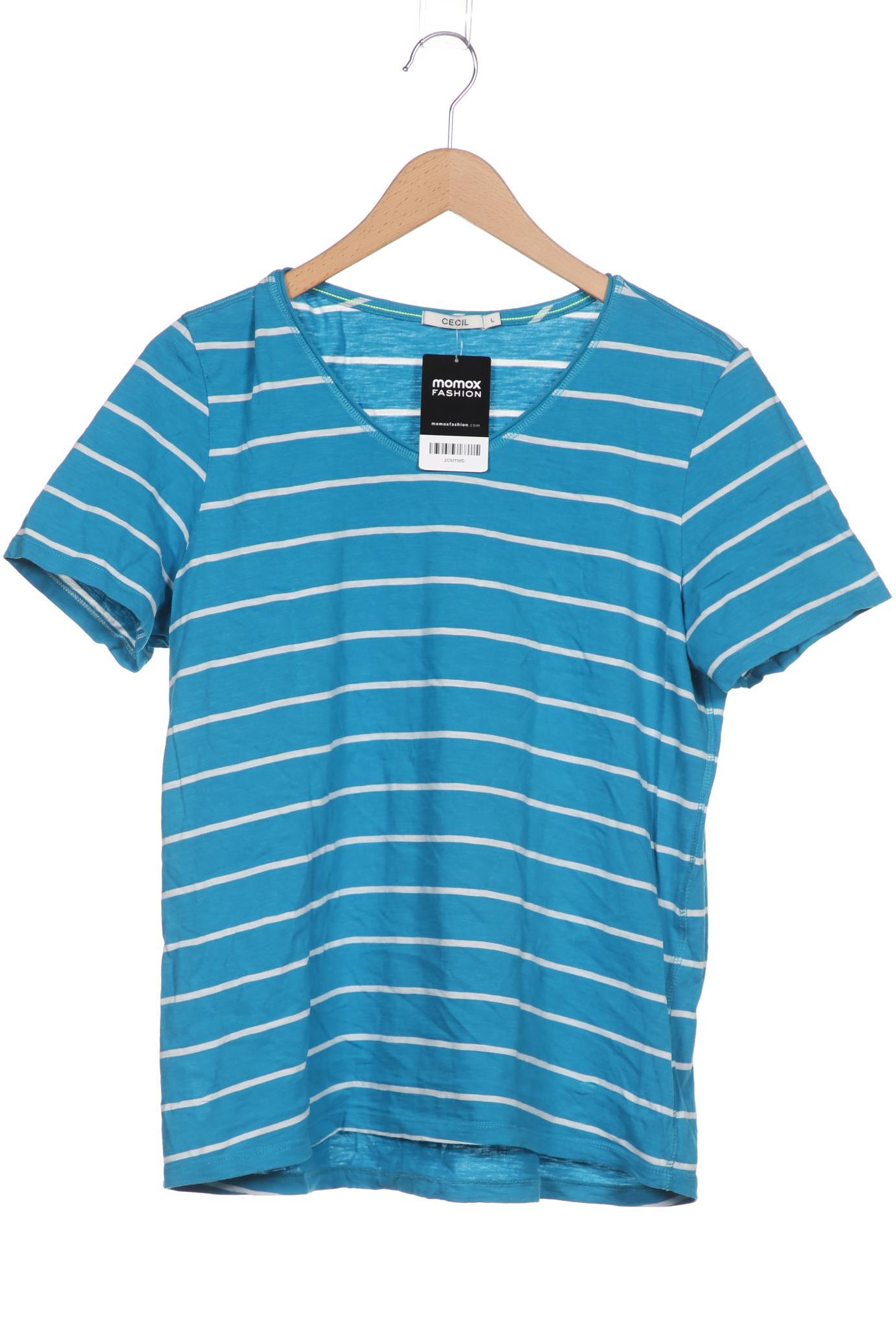 

Cecil Damen T-Shirt, blau, Gr. 42