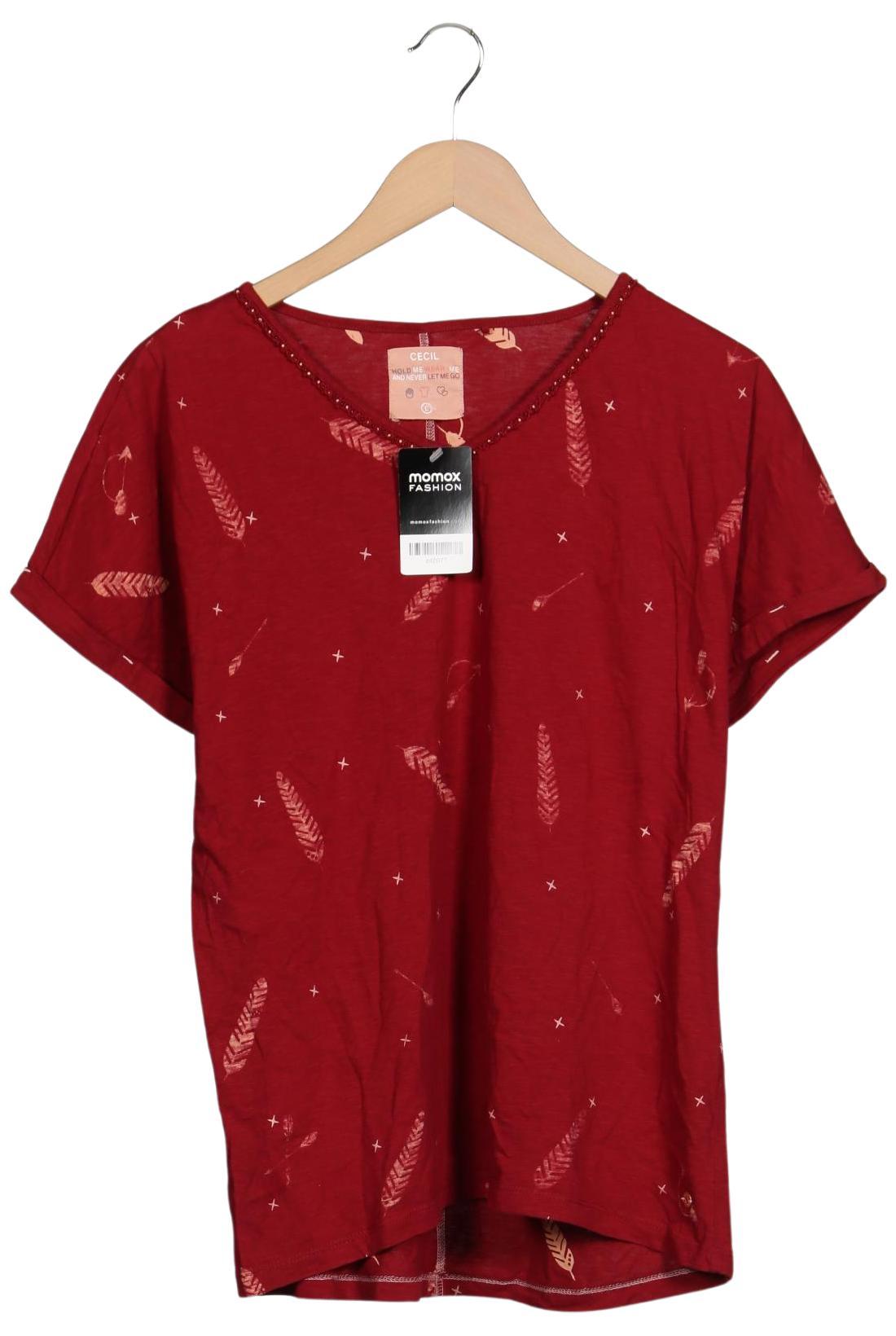 

Cecil Damen T-Shirt, bordeaux, Gr. 42
