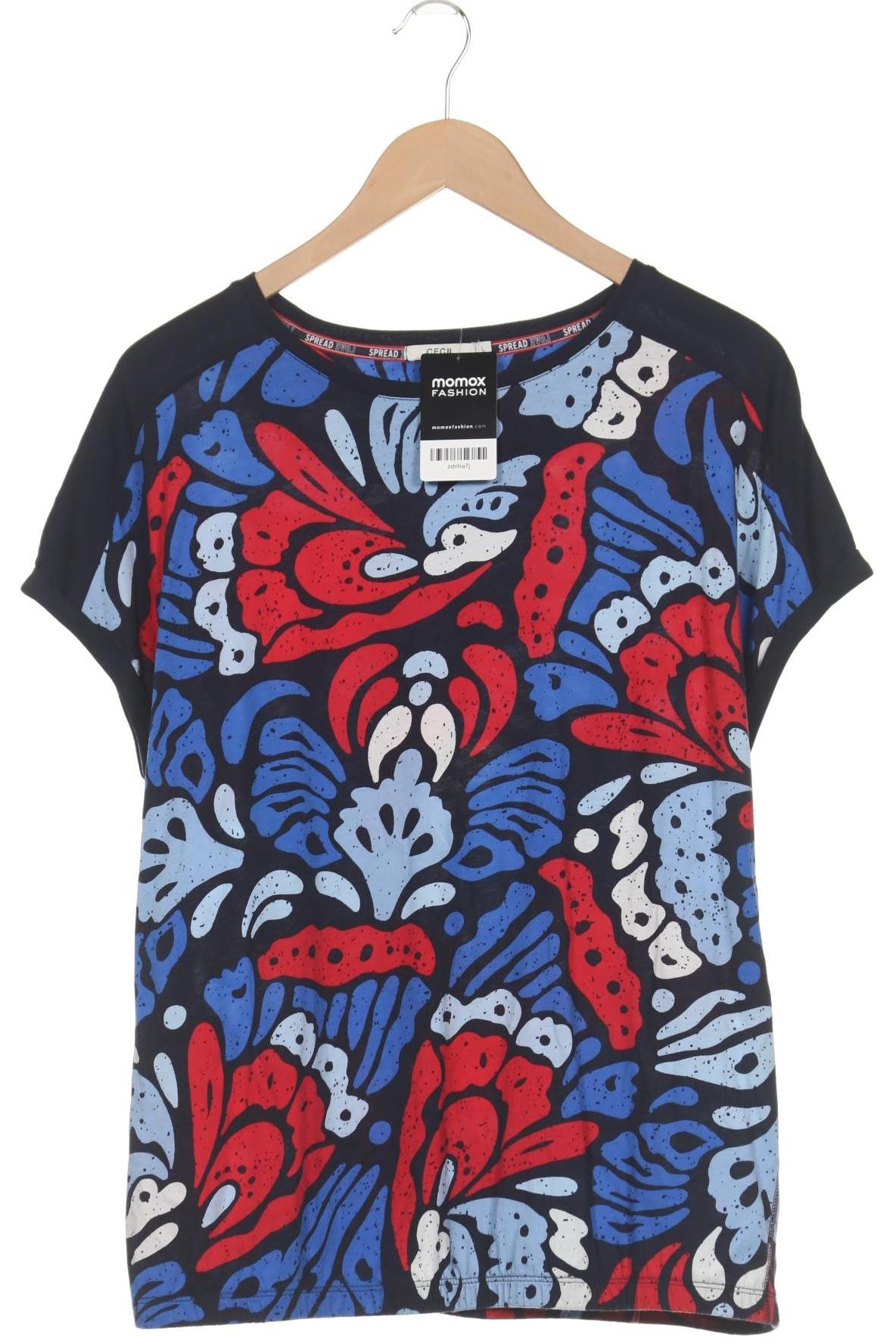 

Cecil Damen T-Shirt, blau, Gr. 42