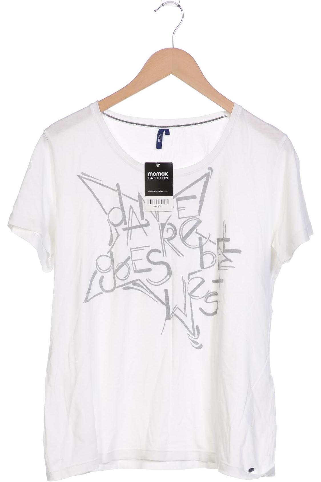

CECIL Damen T-Shirt, weiß