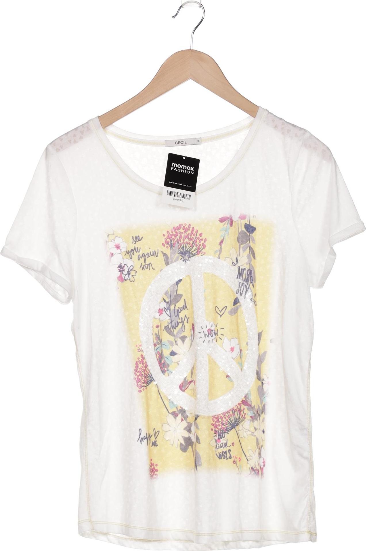 

Cecil Damen T-Shirt, weiß, Gr. 38