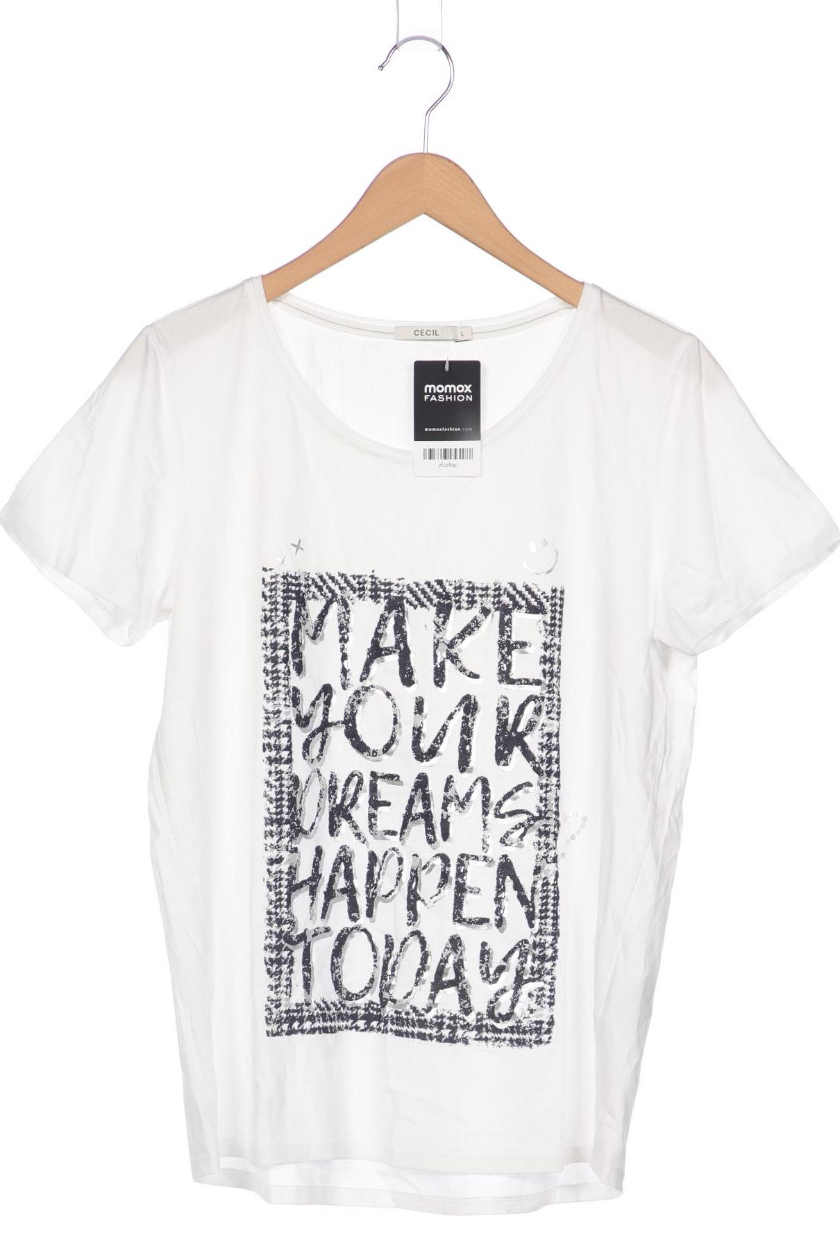 

Cecil Damen T-Shirt, weiß, Gr. 42