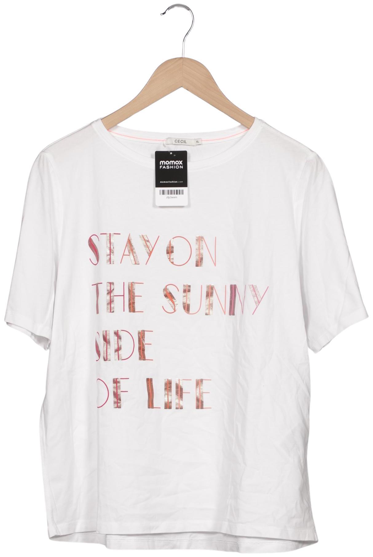 

Cecil Damen T-Shirt, weiß, Gr. 44