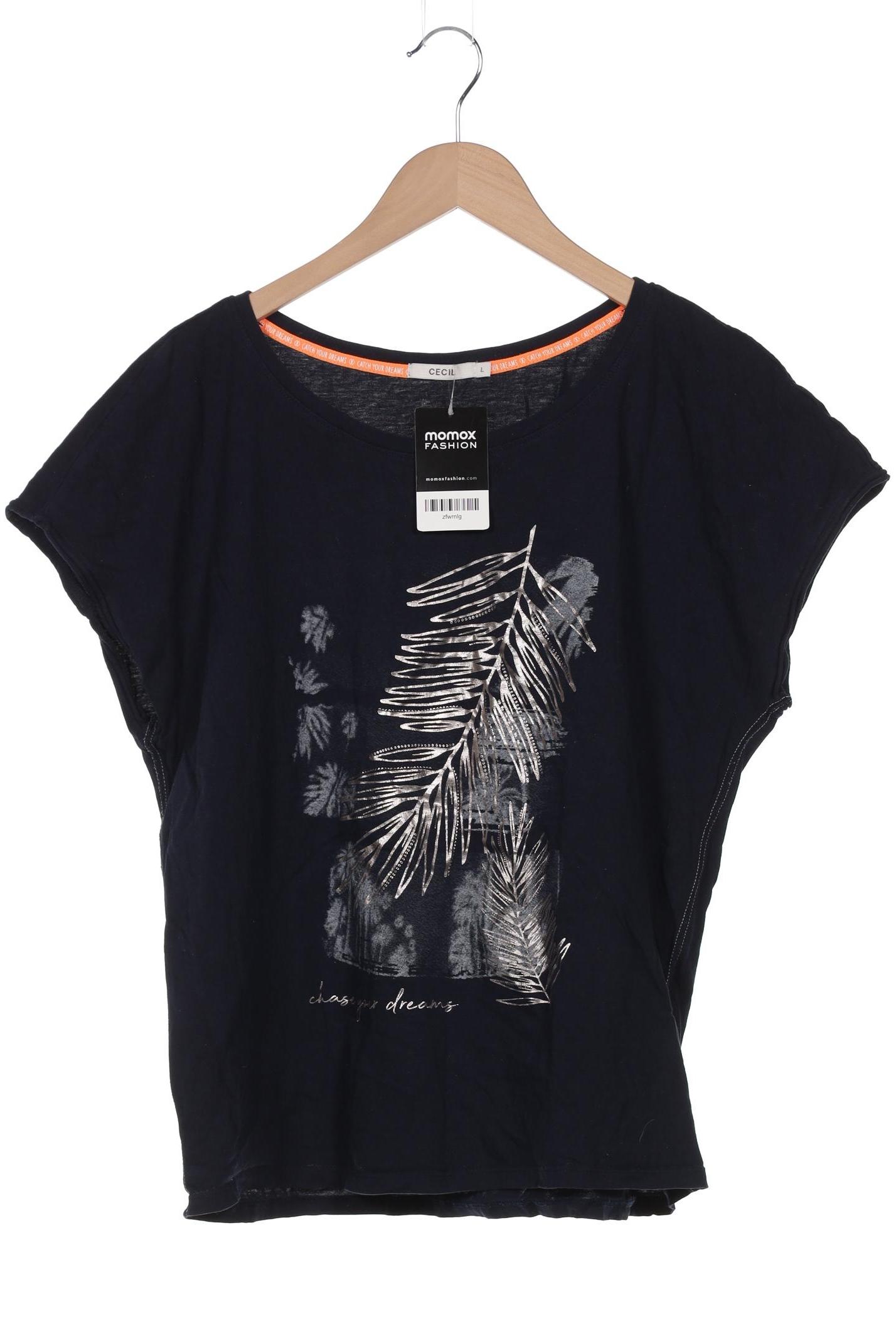 

Cecil Damen T-Shirt, marineblau, Gr. 42