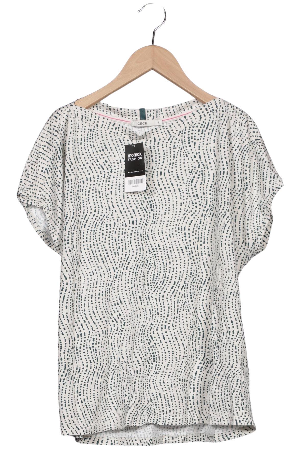 

Cecil Damen T-Shirt, cremeweiß, Gr. 42