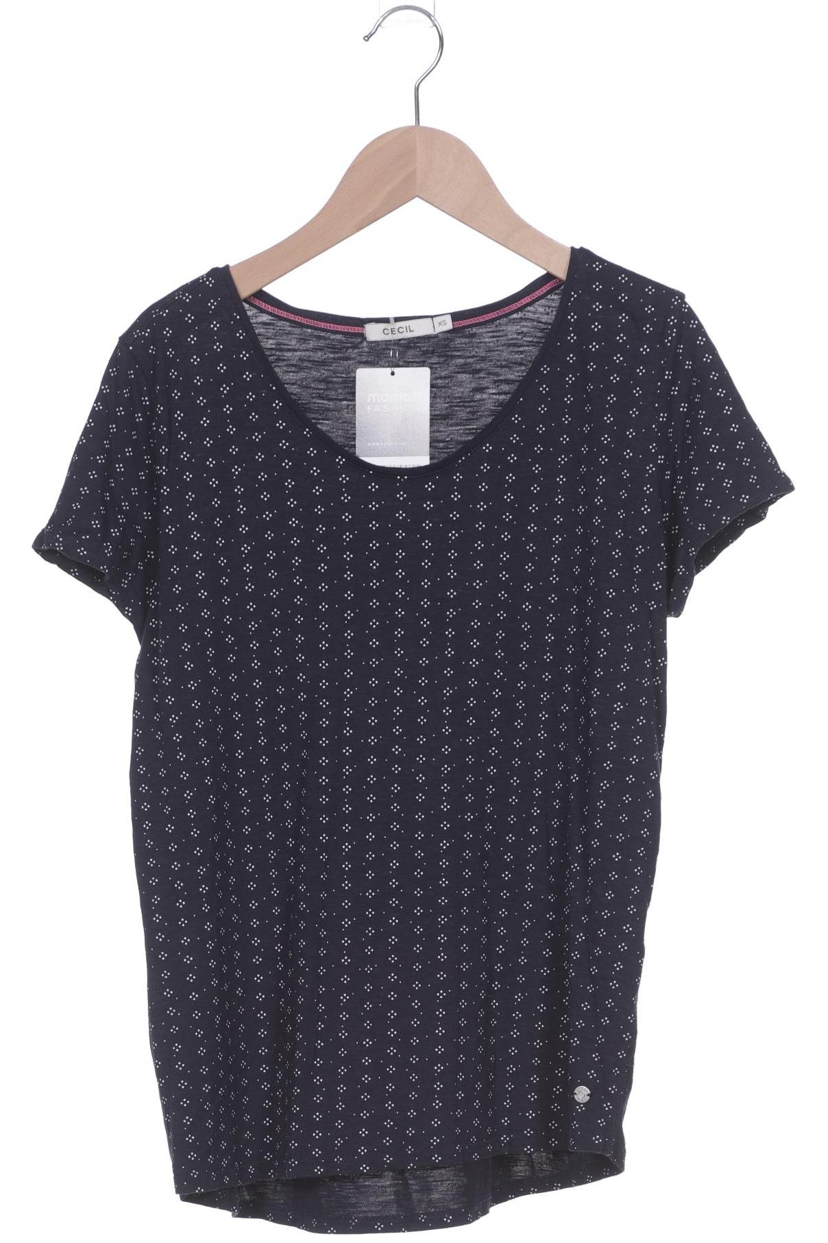 

Cecil Damen T-Shirt, marineblau, Gr. 34