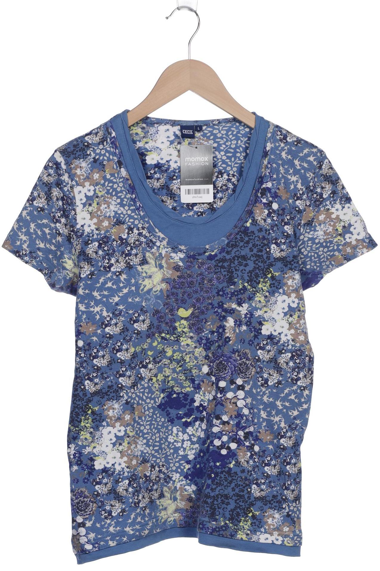

CECIL Damen T-Shirt, blau