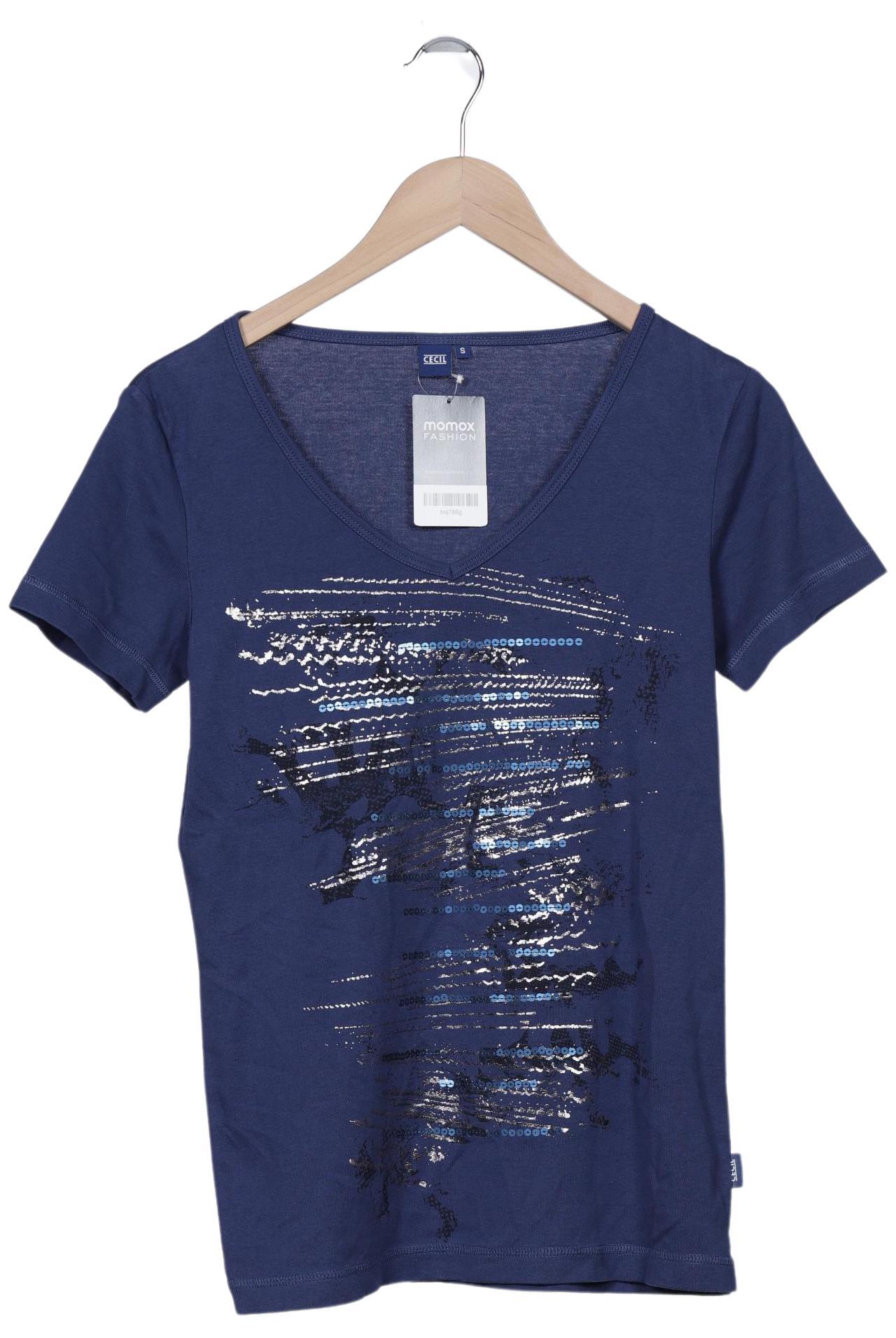 

Cecil Damen T-Shirt, marineblau, Gr. 36