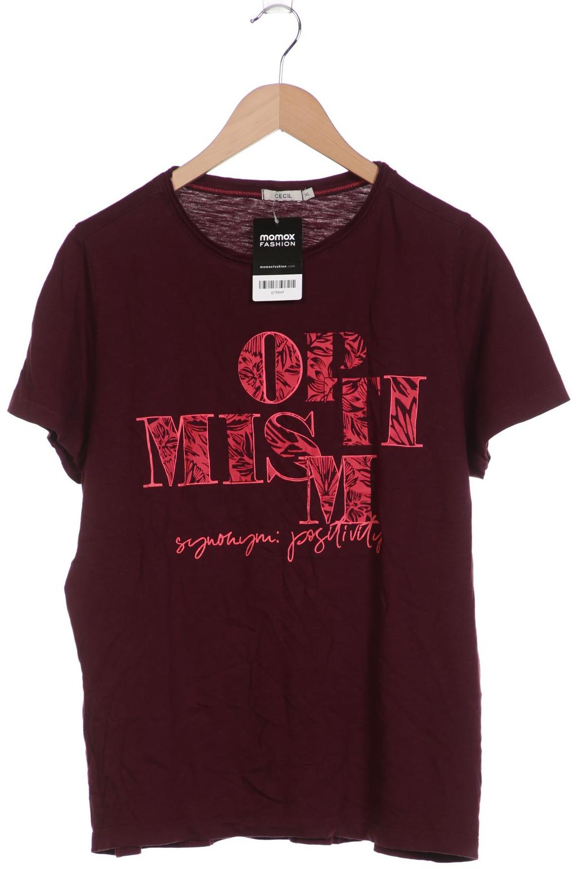 

Cecil Damen T-Shirt, bordeaux, Gr. 44