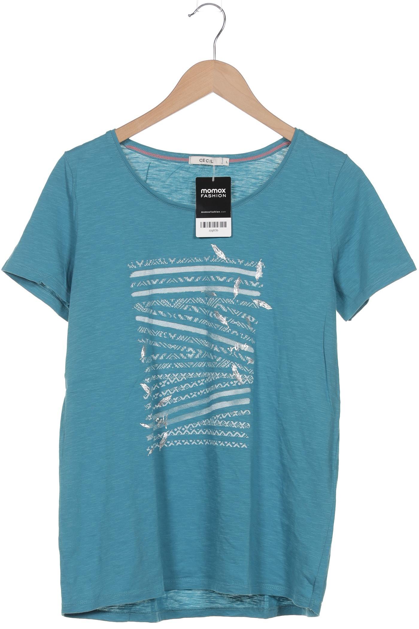 

Cecil Damen T-Shirt, blau, Gr. 42