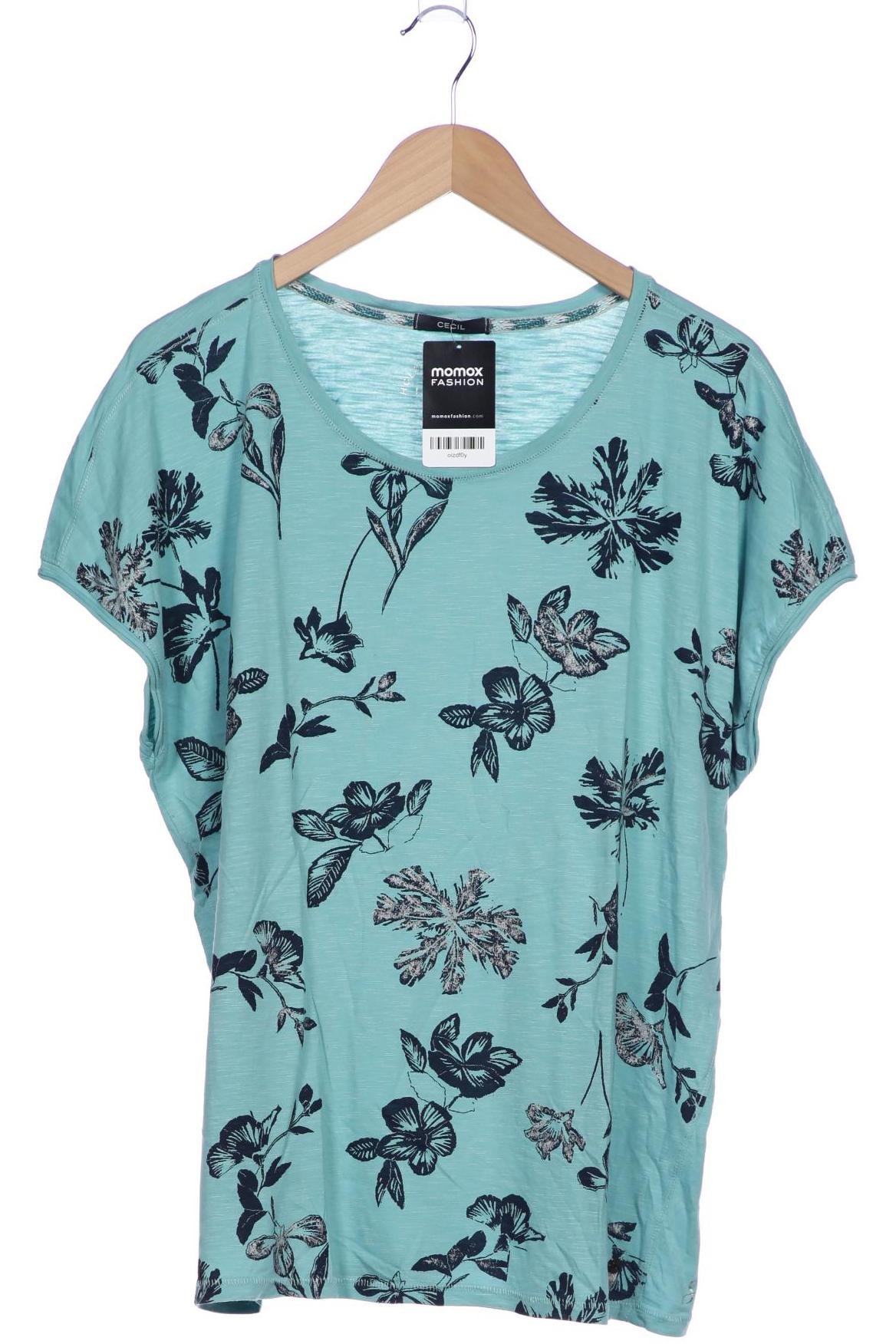 

Cecil Damen T-Shirt, blau, Gr. 48