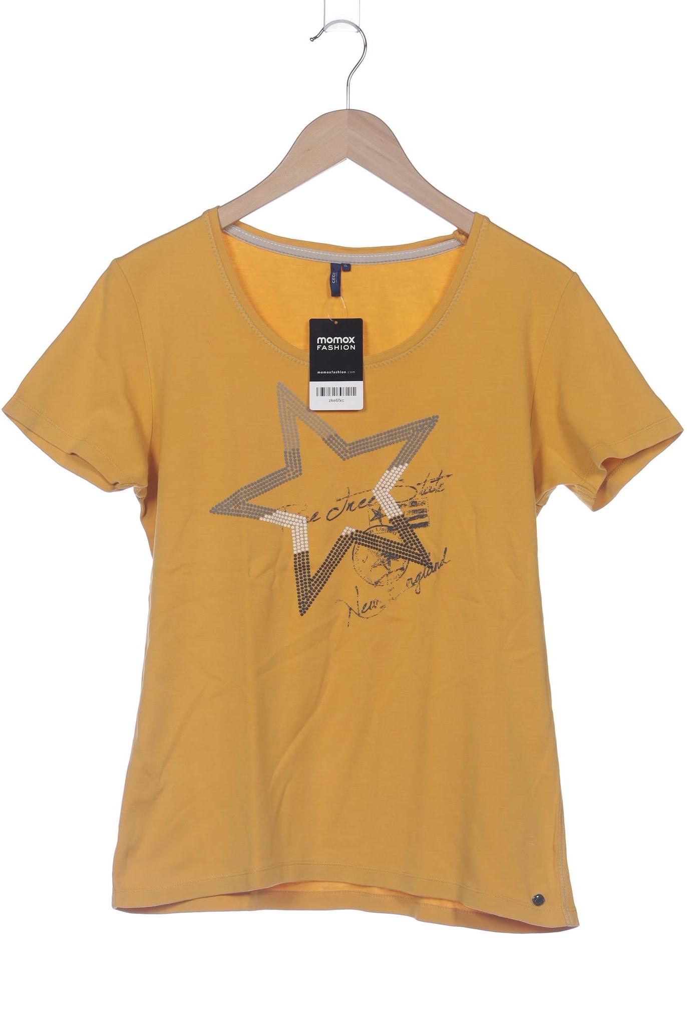 

Cecil Damen T-Shirt, gelb, Gr. 44