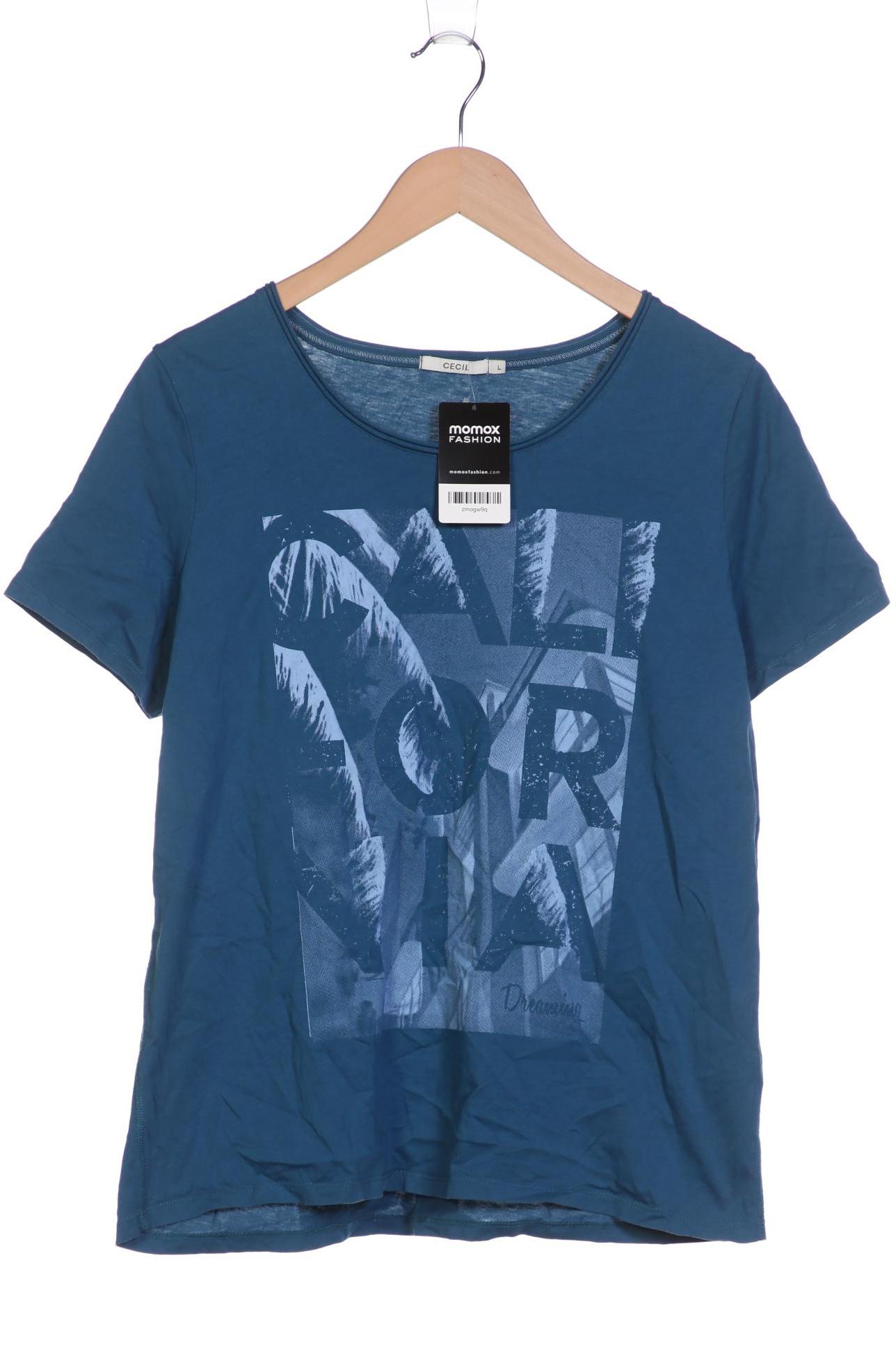 

CECIL Damen T-Shirt, blau