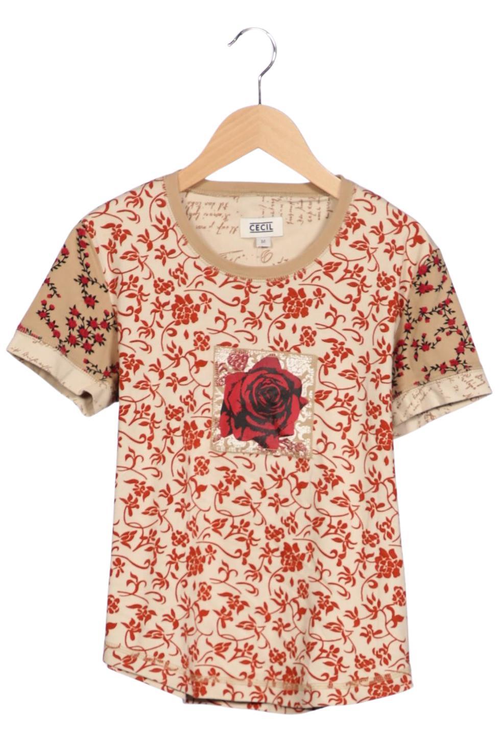 

Cecil Damen T-Shirt, mehrfarbig, Gr. 38