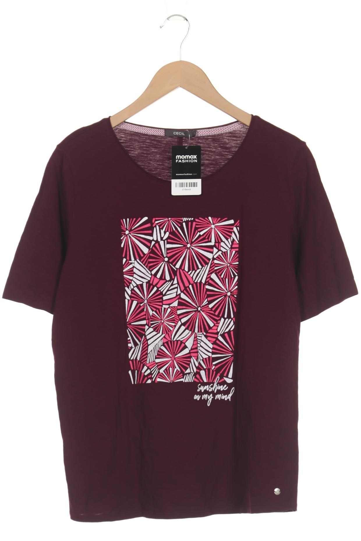 

Cecil Damen T-Shirt, bordeaux, Gr. 42