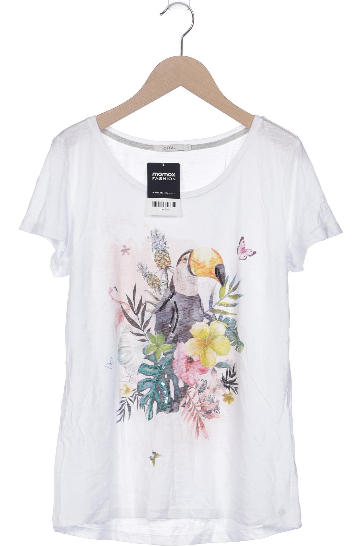 

Cecil Damen T-Shirt, weiß, Gr. 36