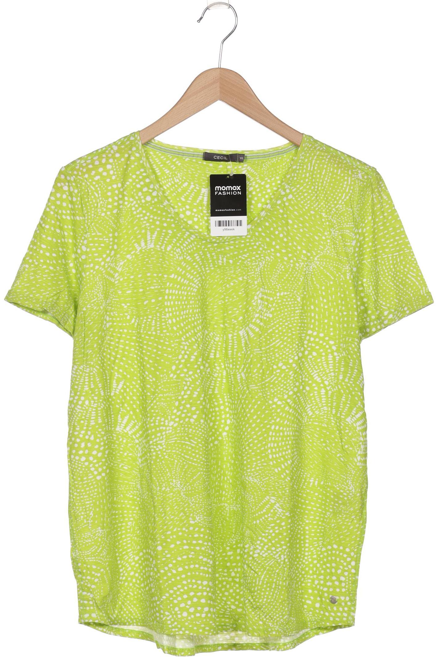 

Cecil Damen T-Shirt, hellgrün, Gr. 46